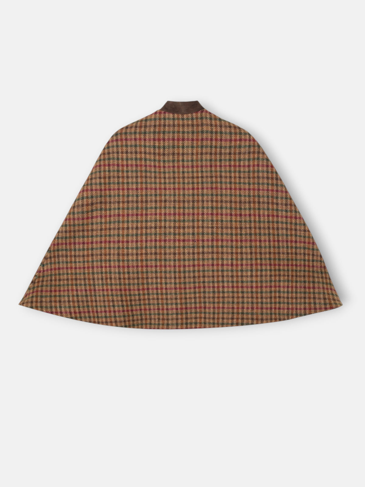 Capa girl cuadros marron