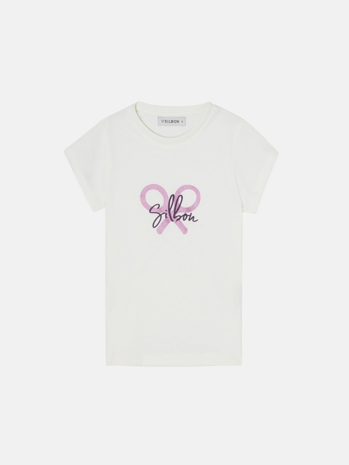 Camiseta girl silbon raqueta silbon crudo