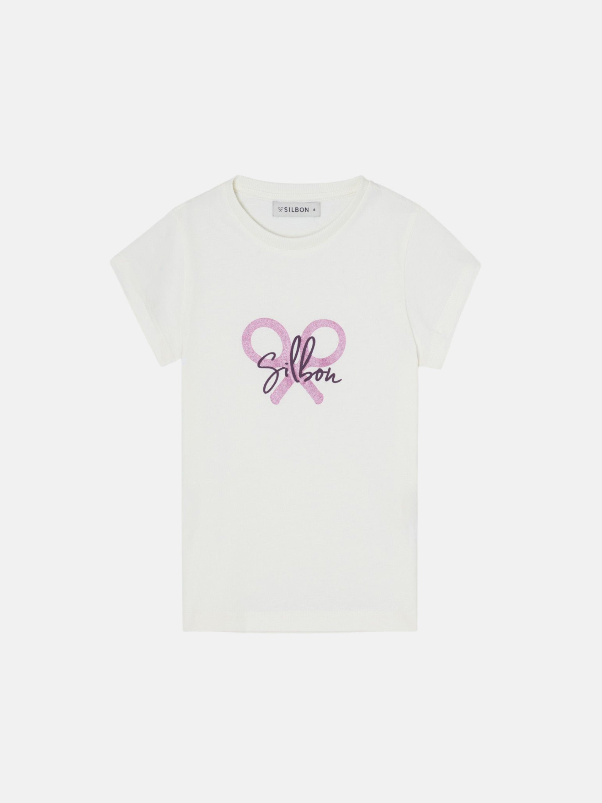 Silbon raw tennis racket girl t-shirt