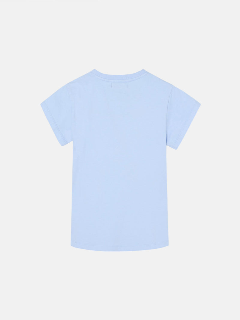 Camiseta girl silbon clasica azul
