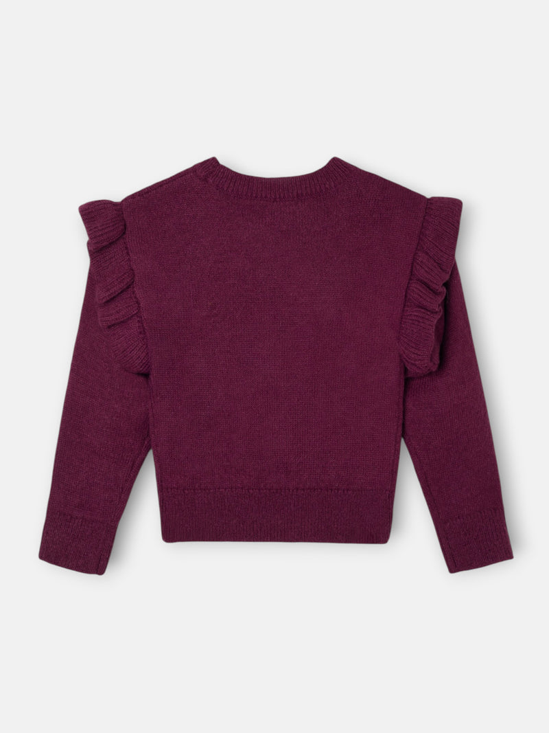 Jersey girl volantes silbon morado
