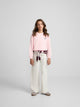 Pantalon girl bolsillos trenza hielo