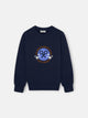 Sudadera girl tennis club azul marino