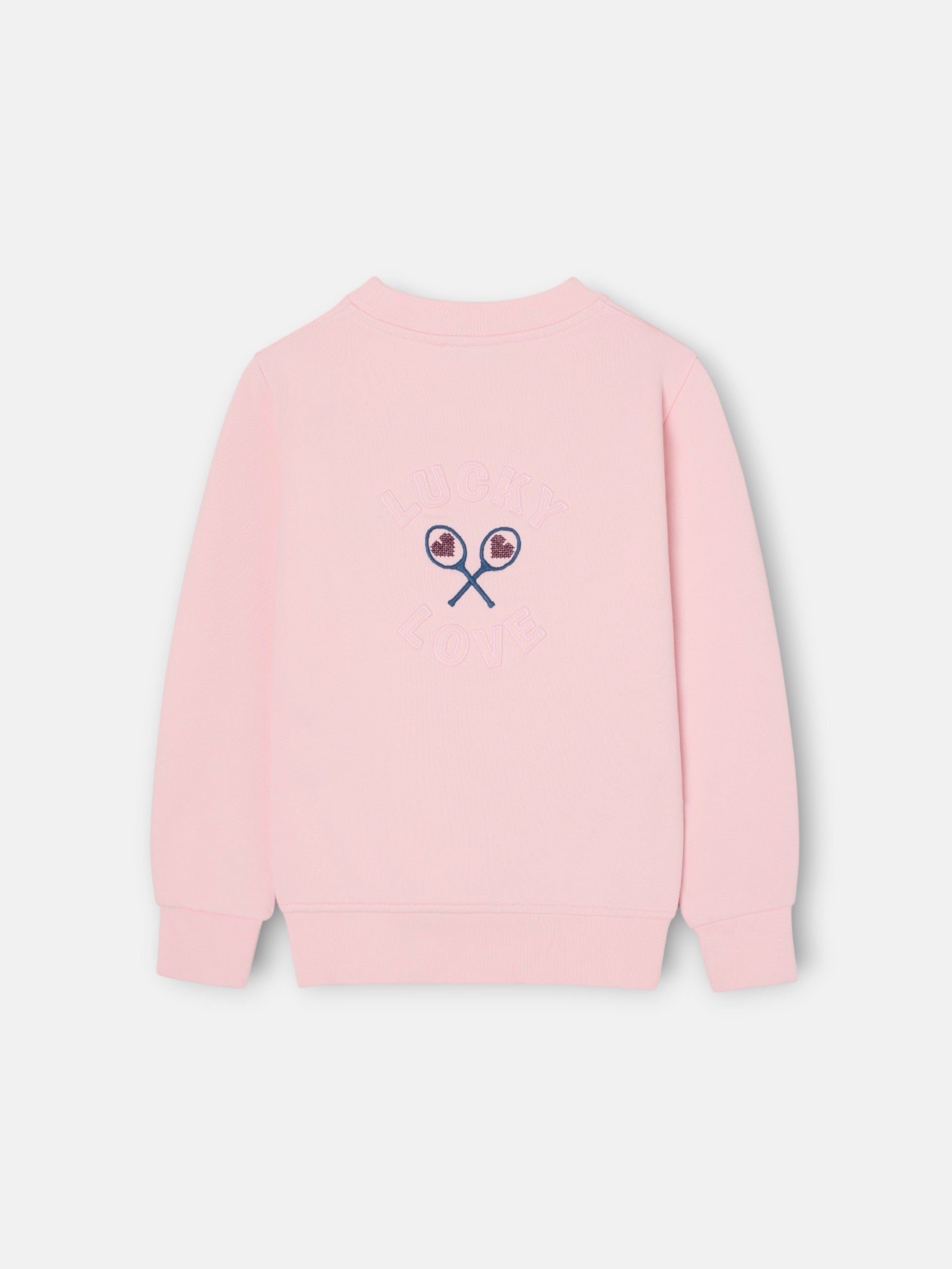 Sudadera girl lucky love rosa