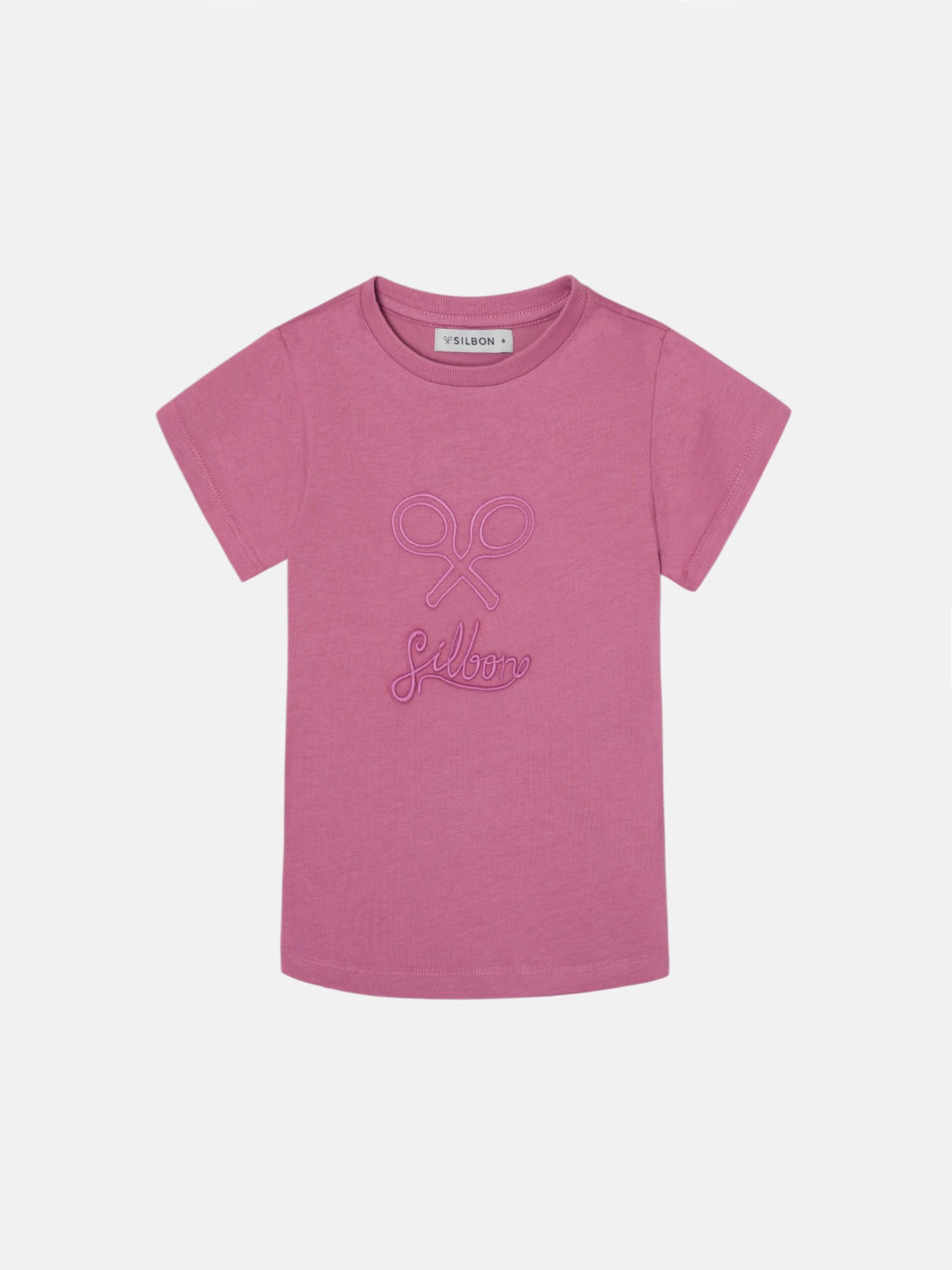 Classic pink Silbon girl t-shirt