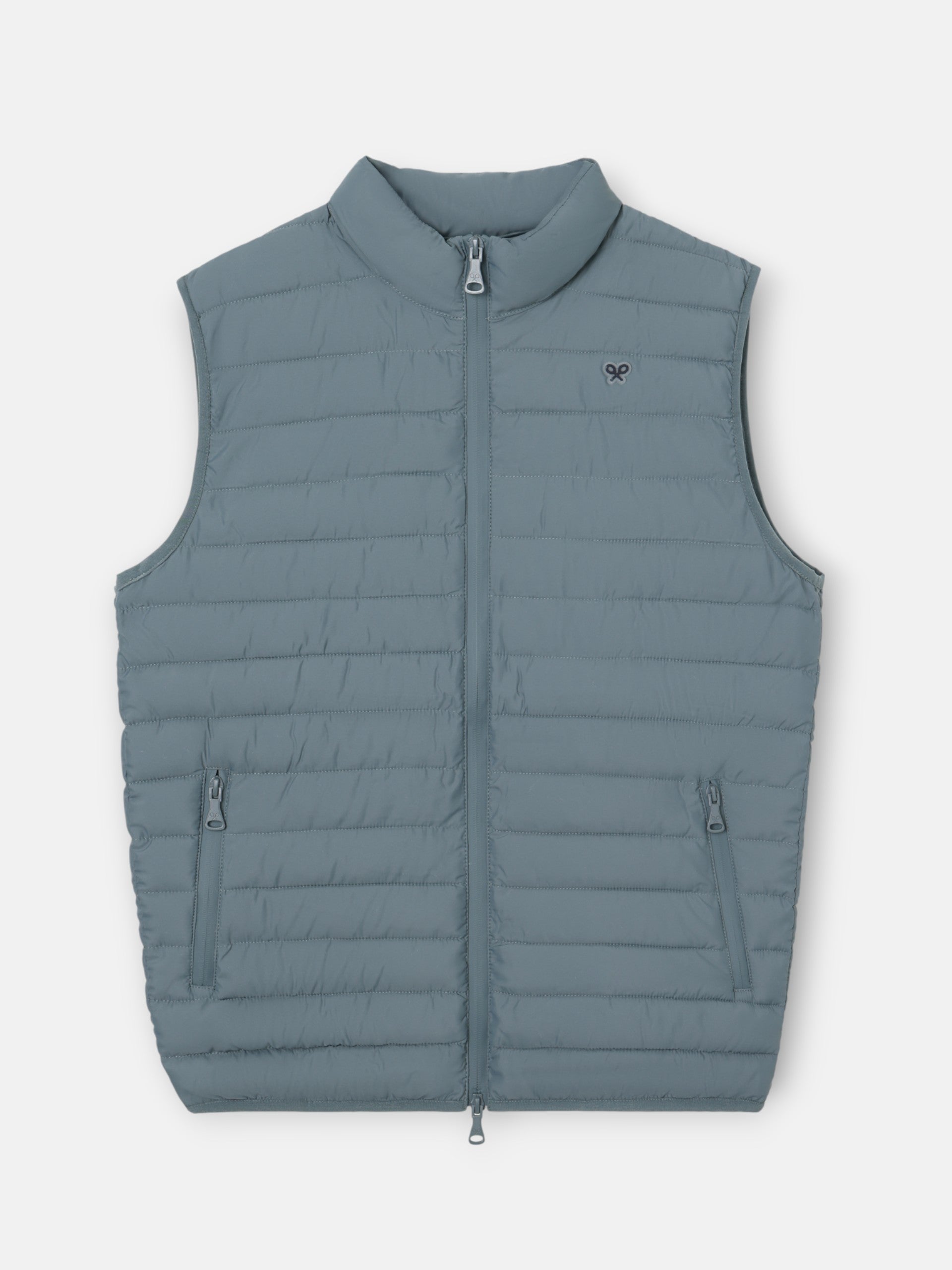 Chaleco padded verde oscuro