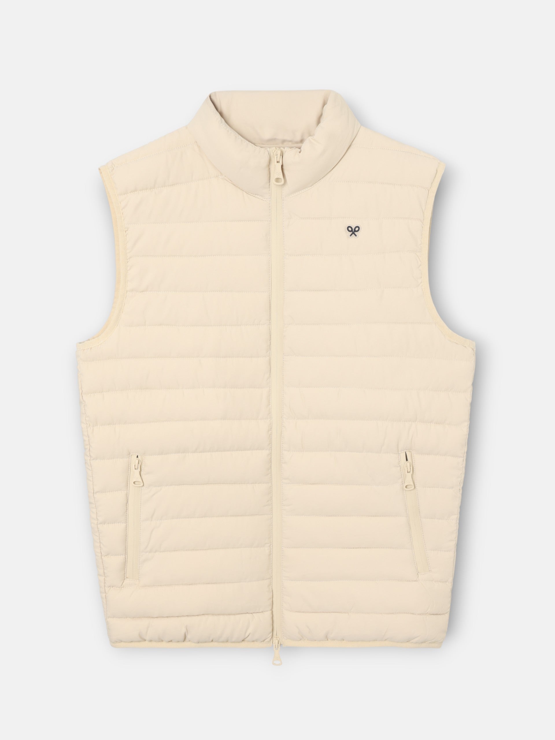 Gilet matelassé beige clair
