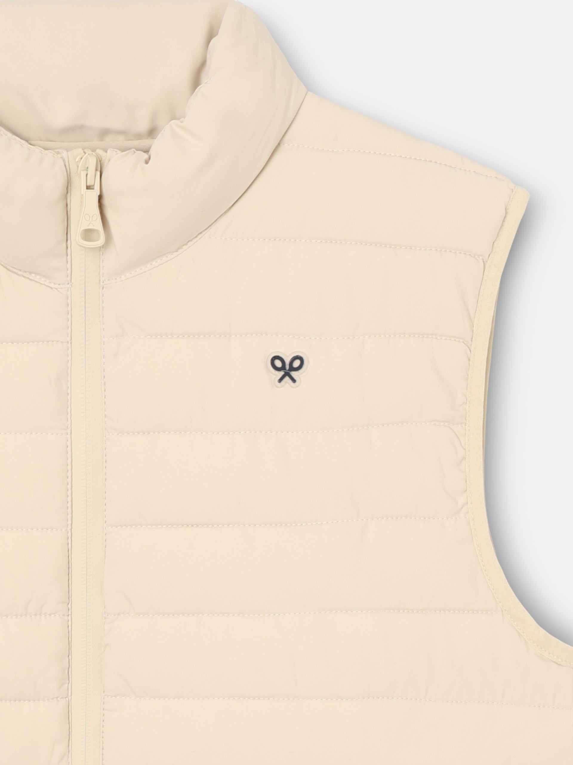 Light beige padded vest