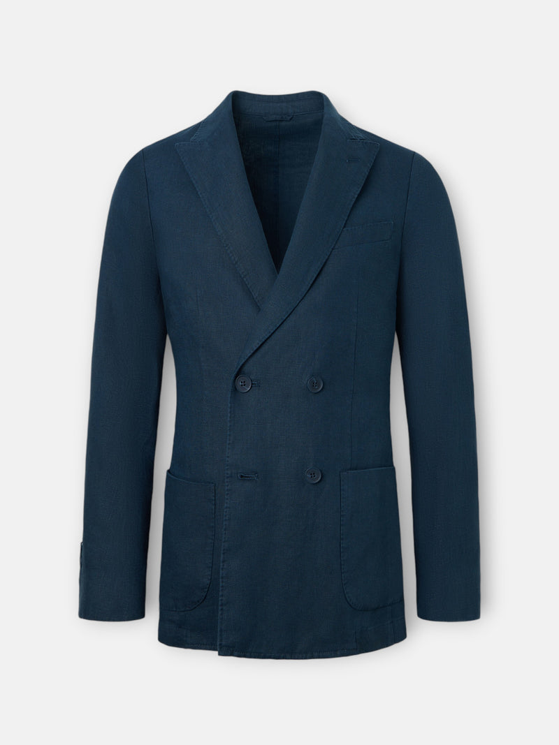 Americana cruzada comfort azul navy