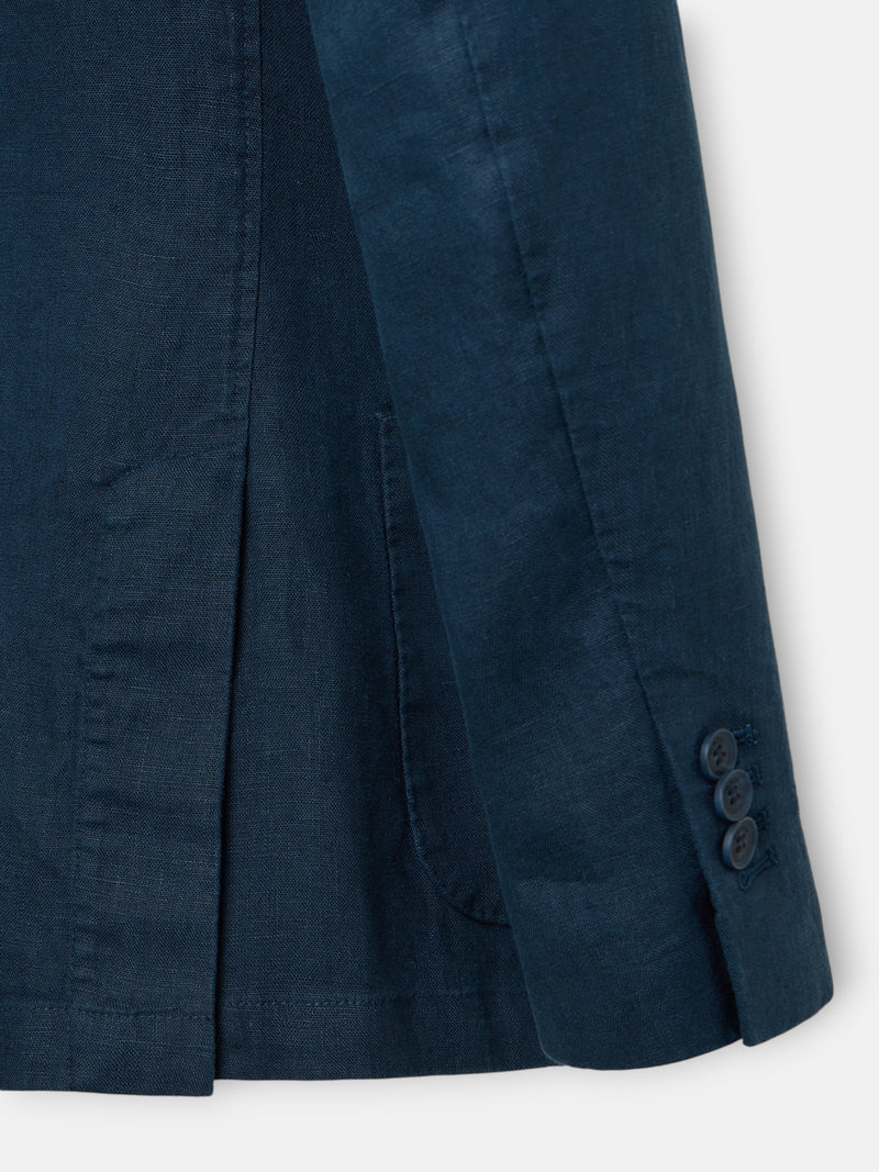 Americana cruzada comfort azul navy