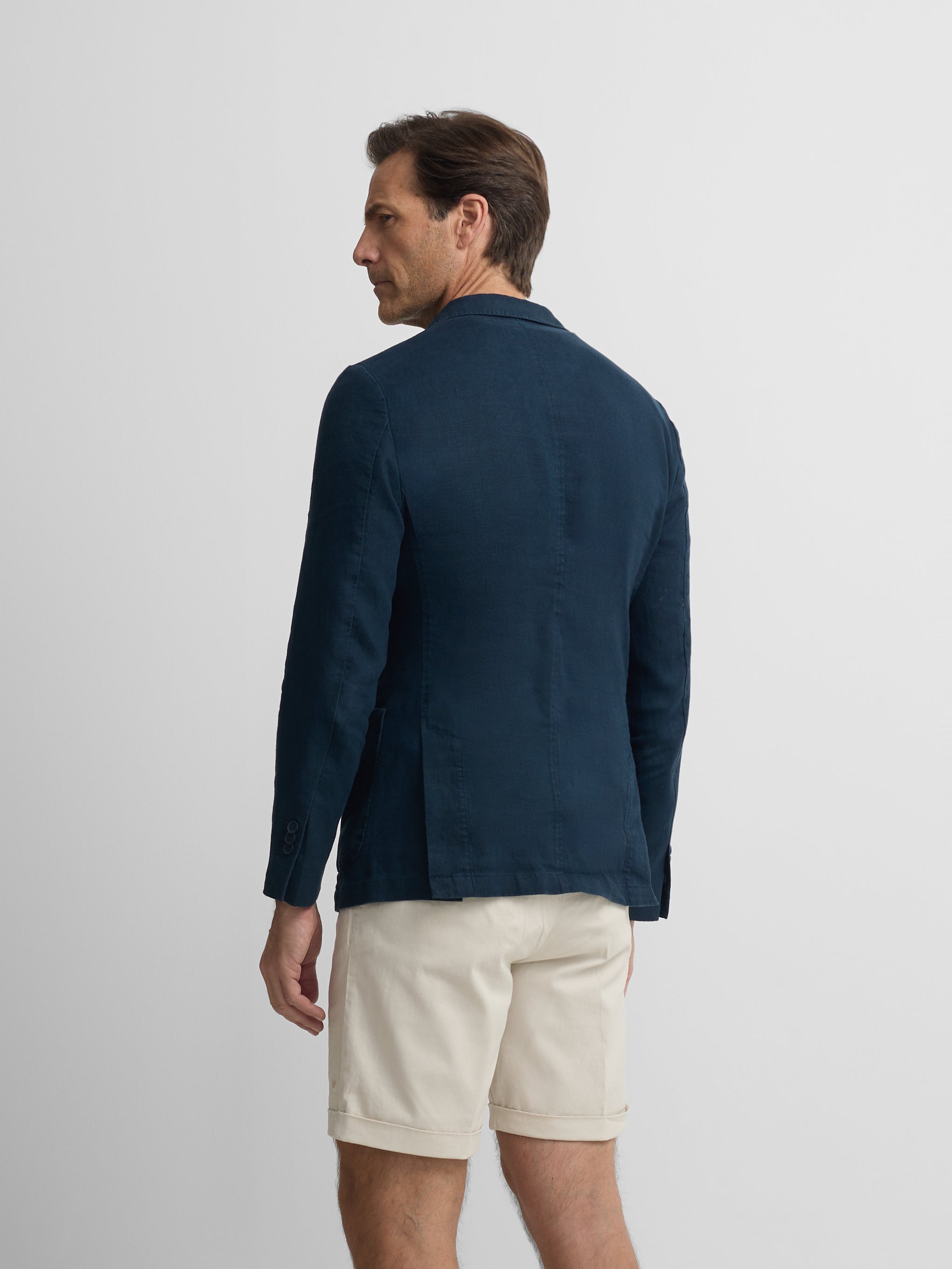 Blazer cruzado comfort azul navy