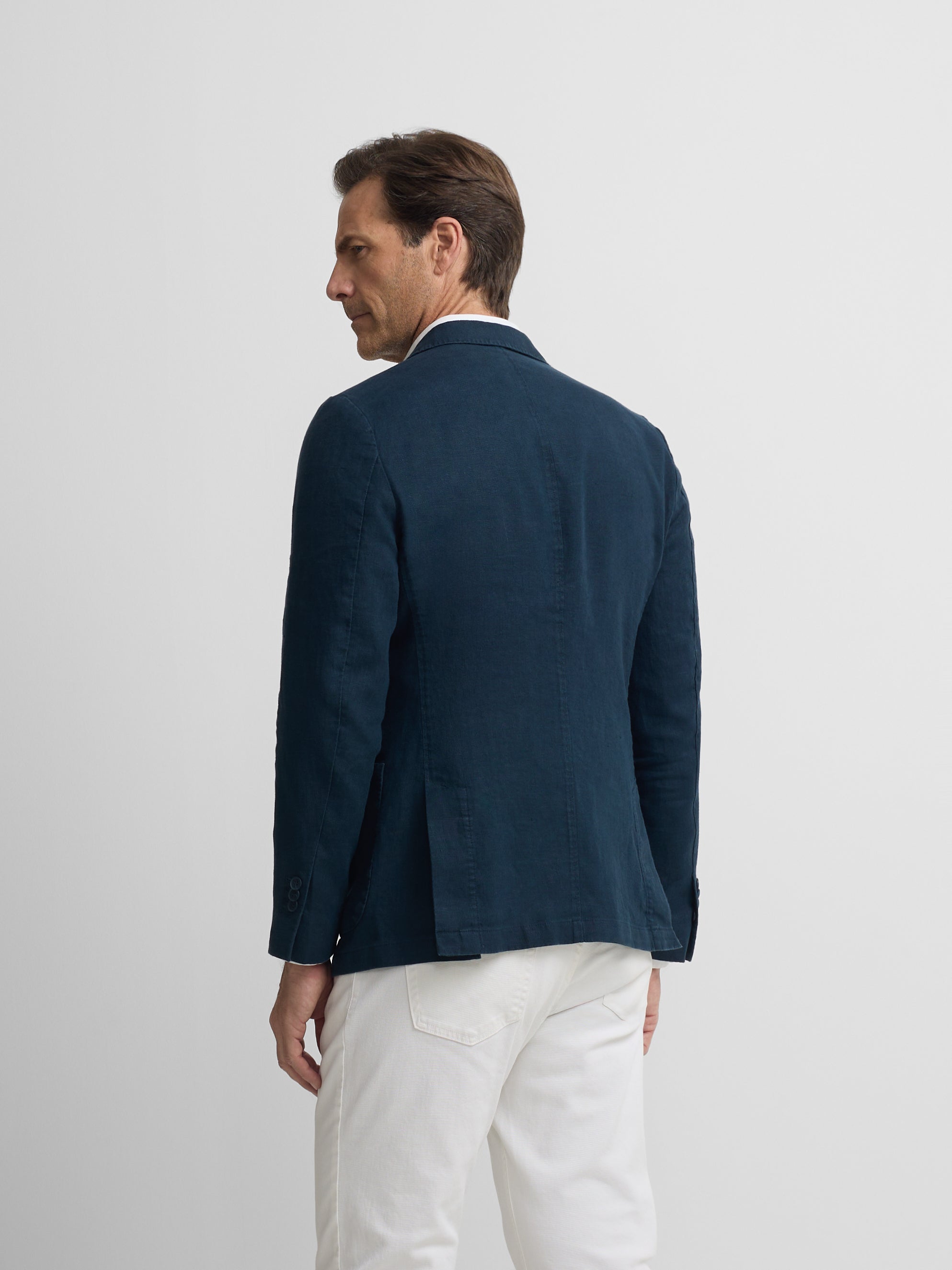 Blazer cruzado comfort azul navy