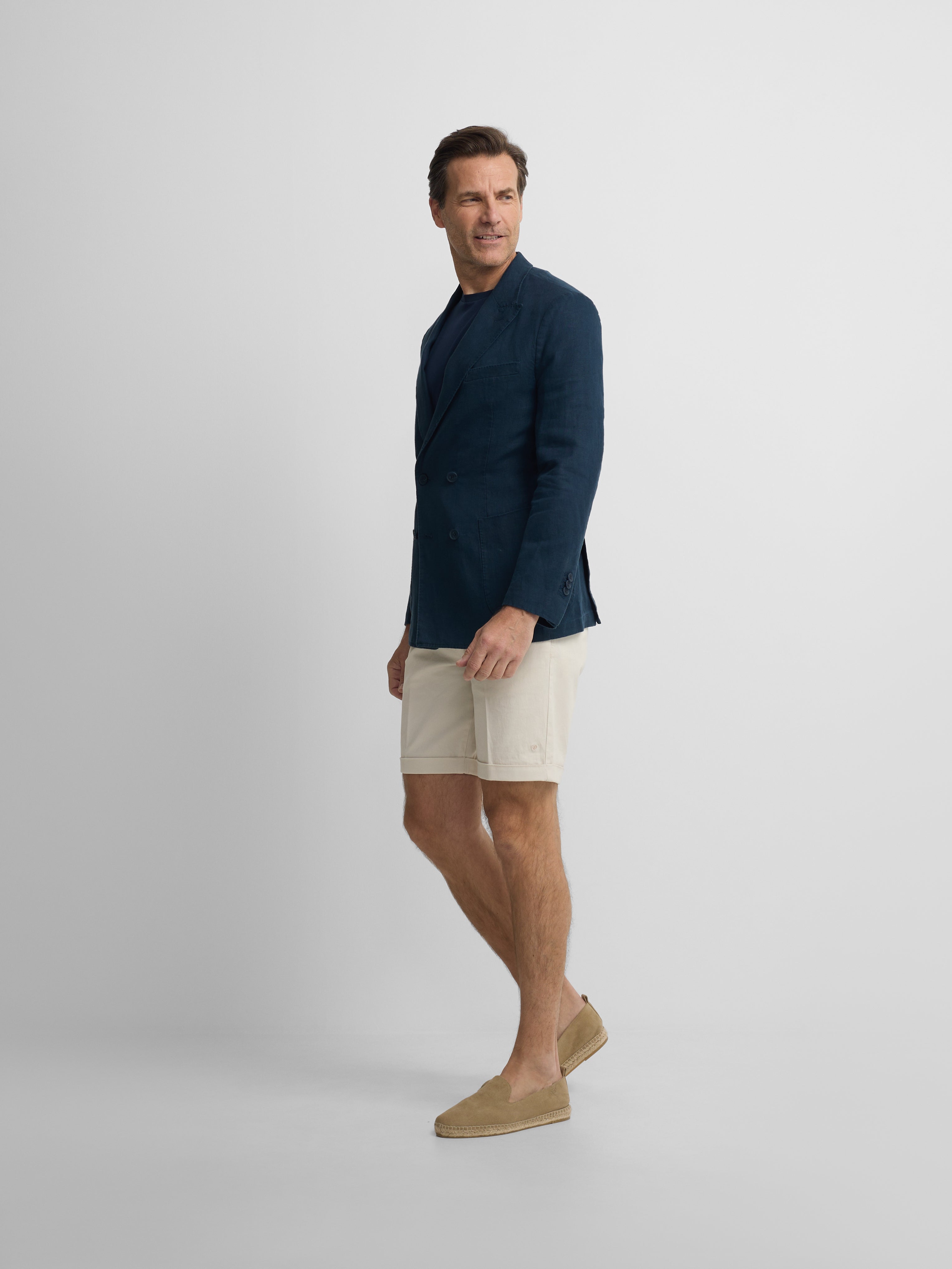 Blazer cruzado comfort azul navy