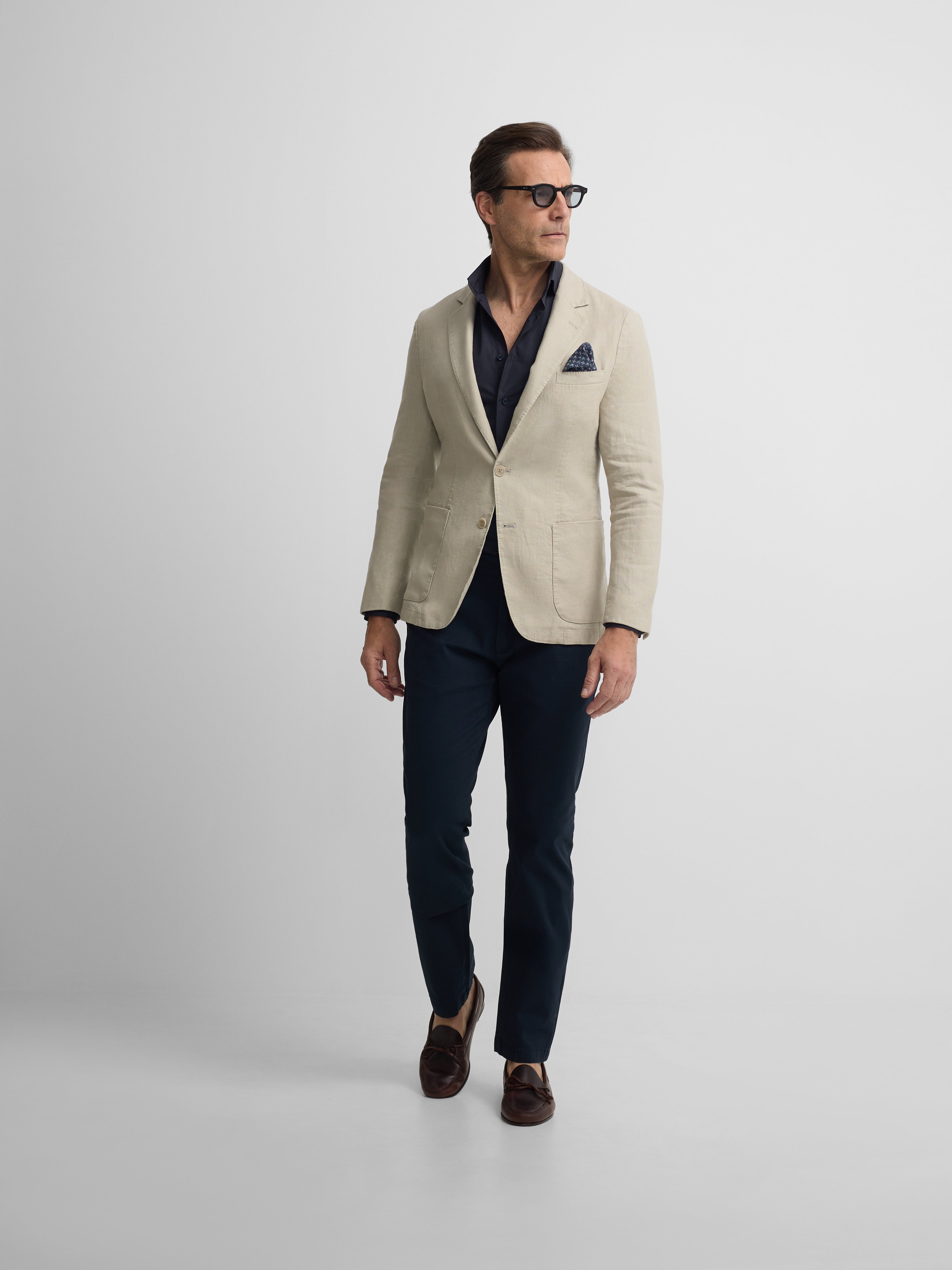 Beige comfort blazer