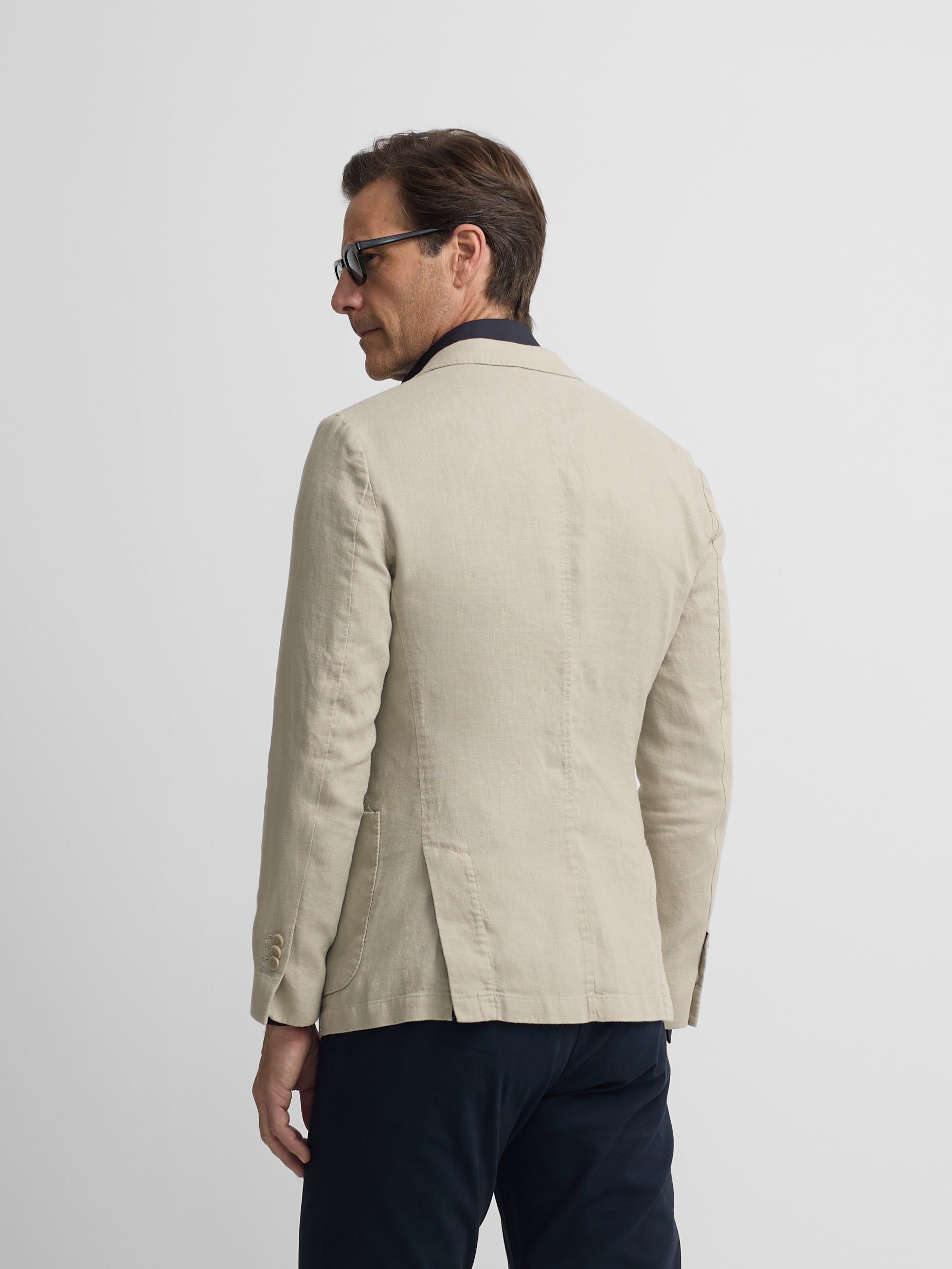 Beige comfort blazer