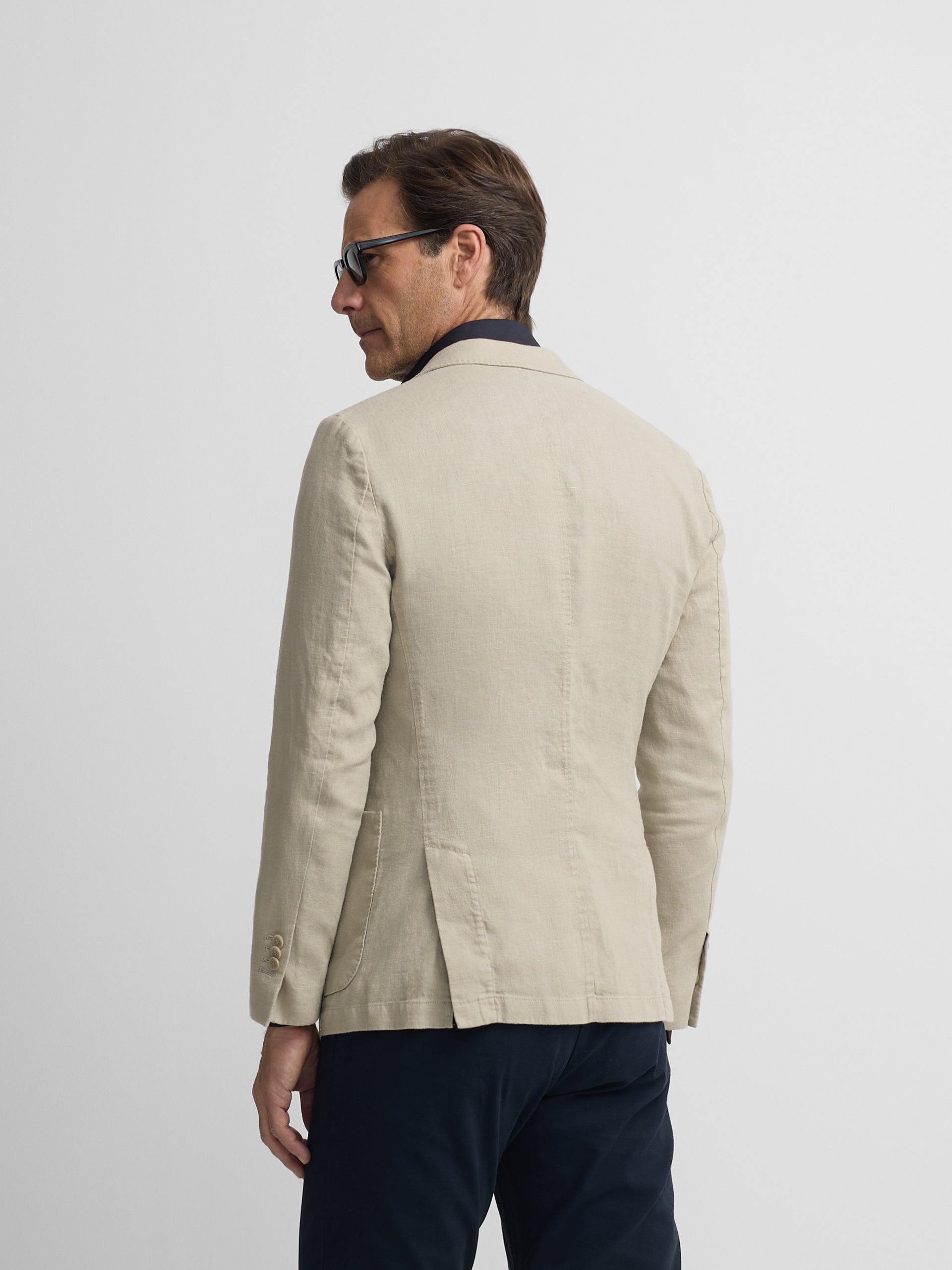 Beige comfort blazer