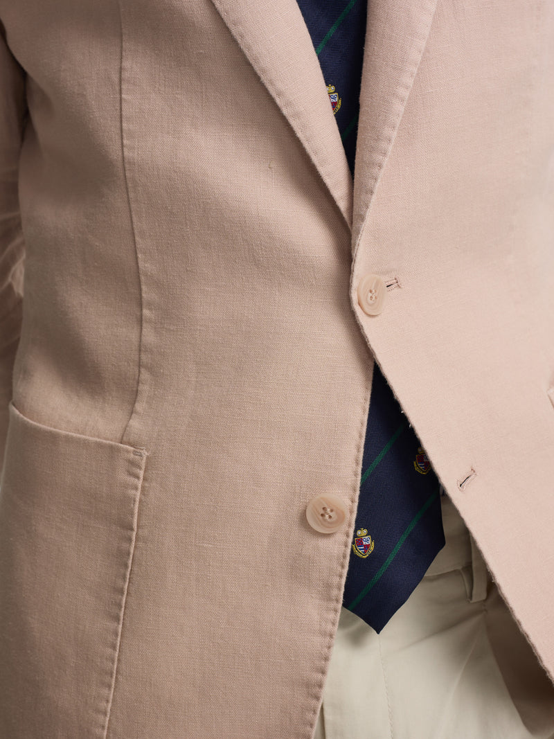 Coral comfort blazer
