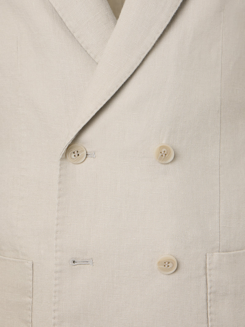 Veste croisée confort beige