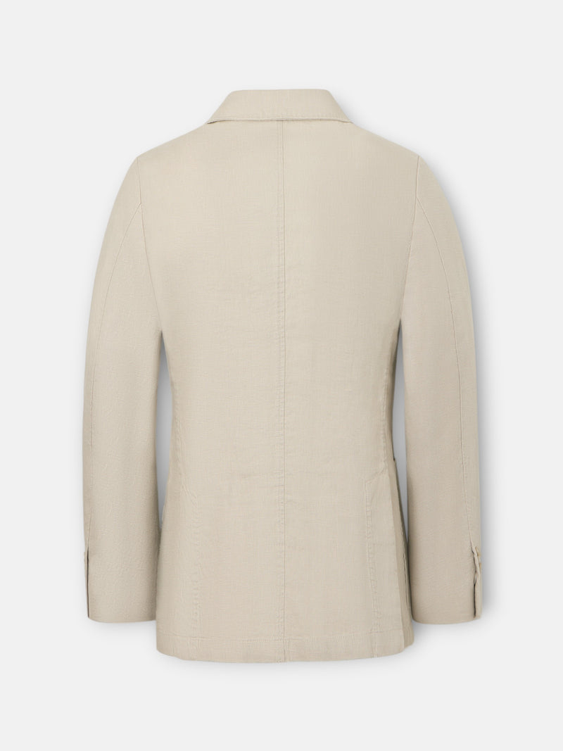Veste croisée confort beige