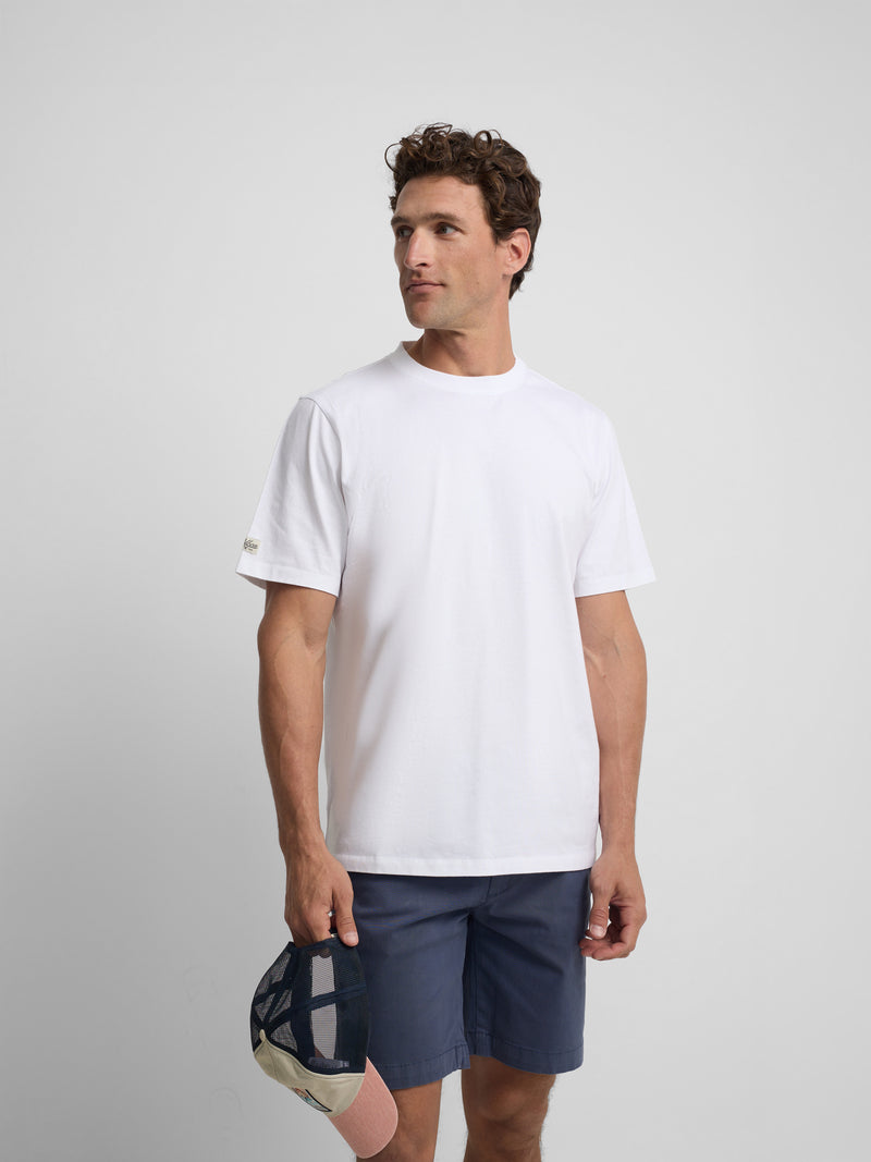 T-shirt classique étiquette blanche