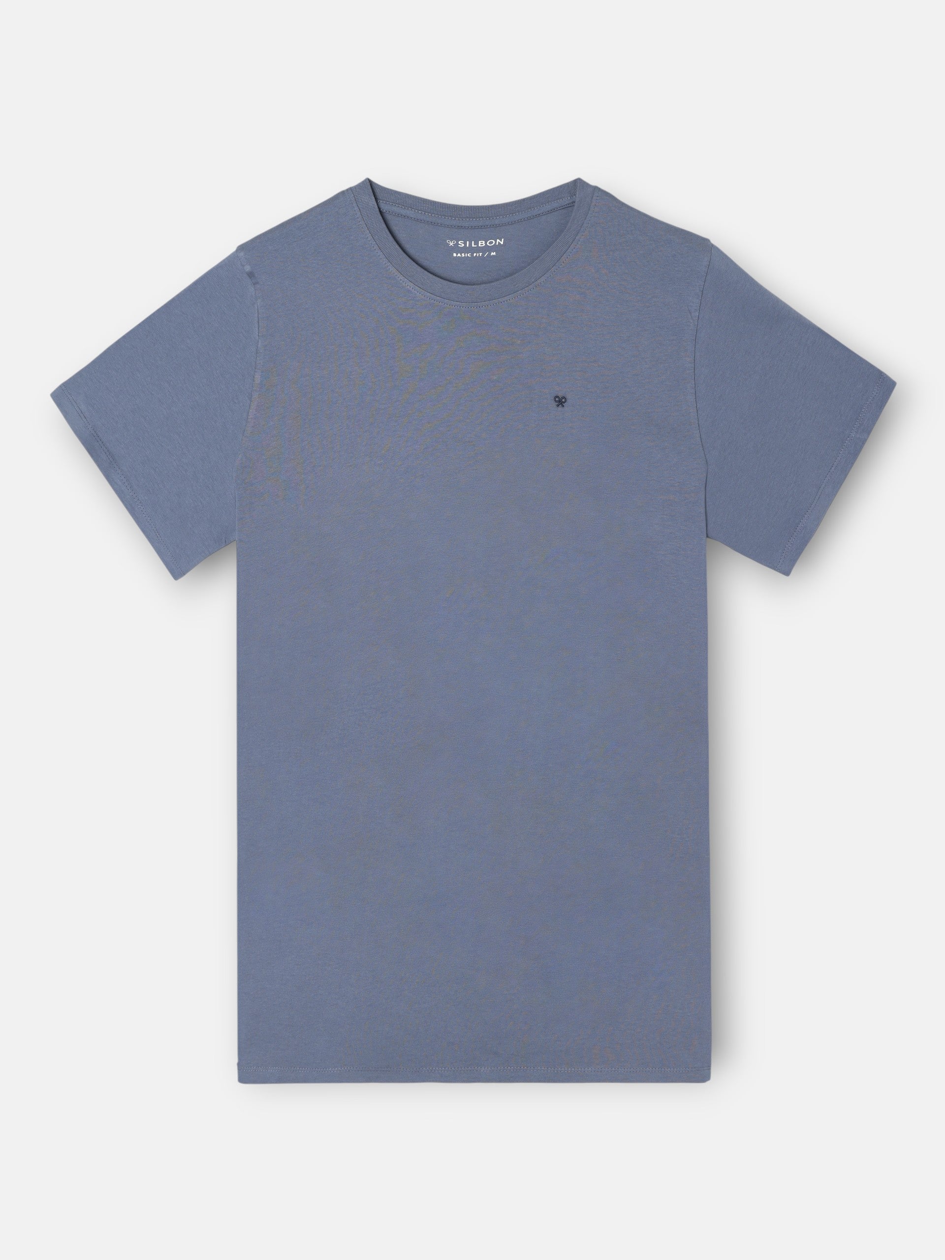 Camisola minilogo azul médio