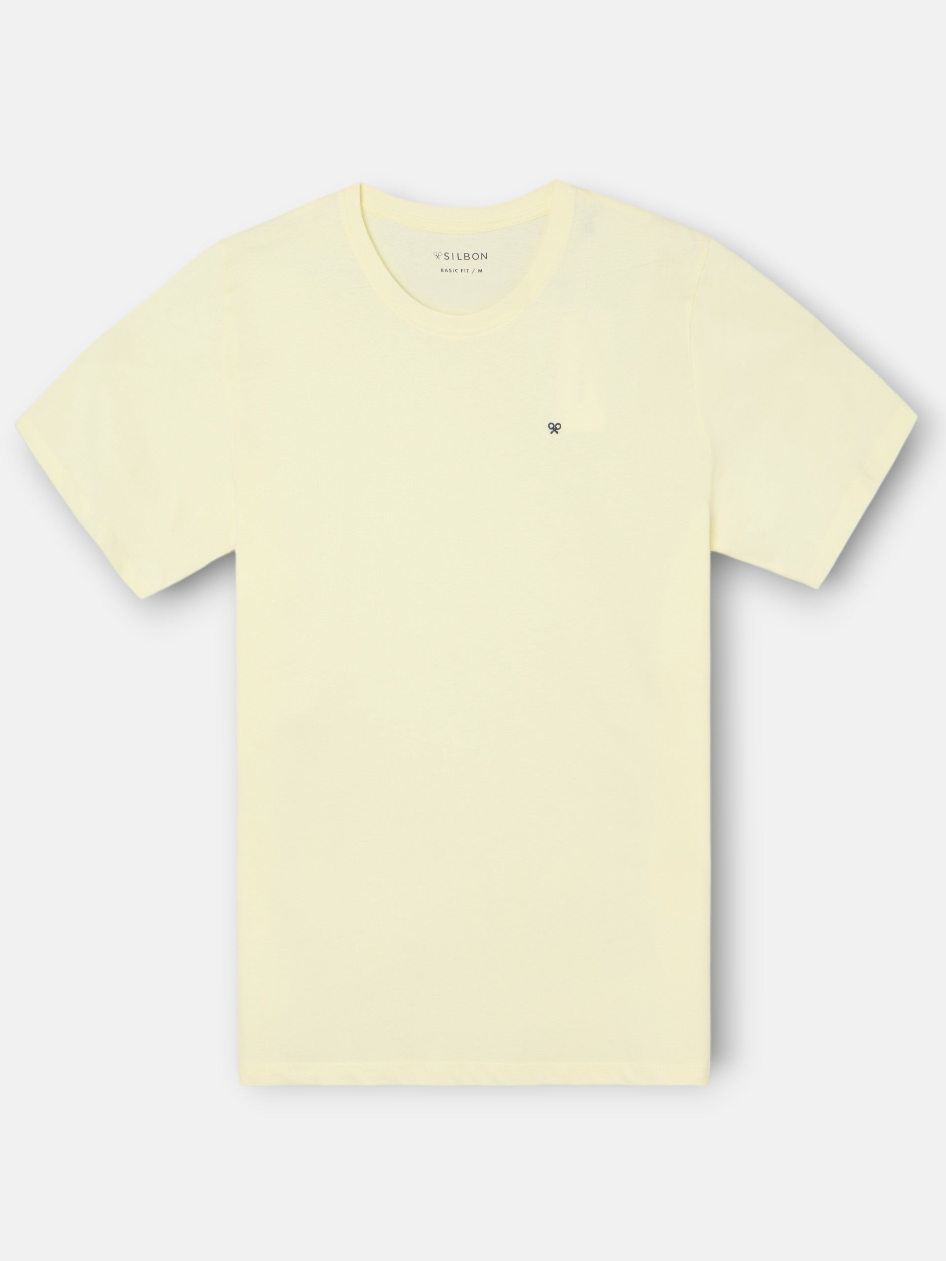 T-shirt jaune à mini logo