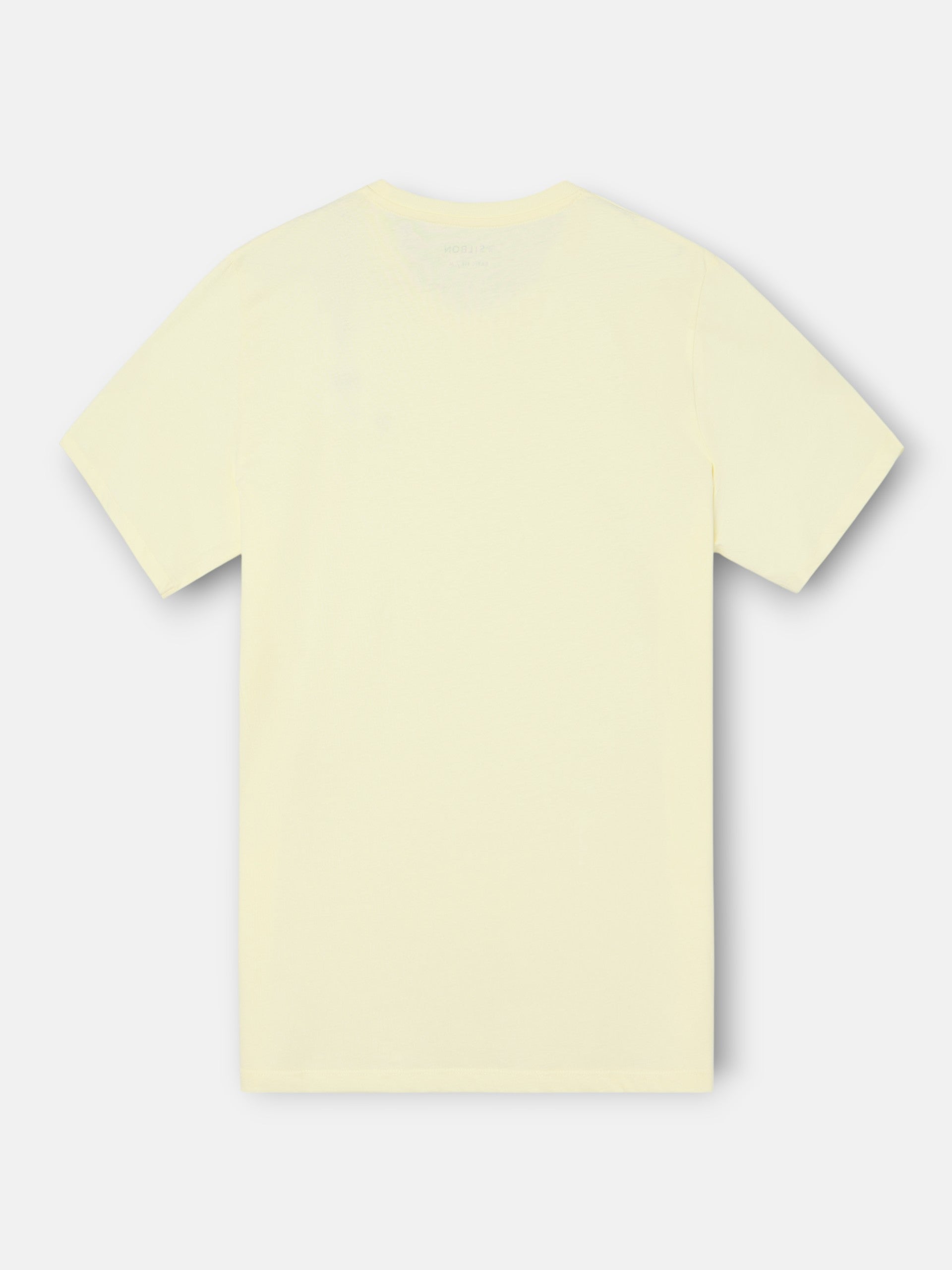 T-shirt jaune à mini logo