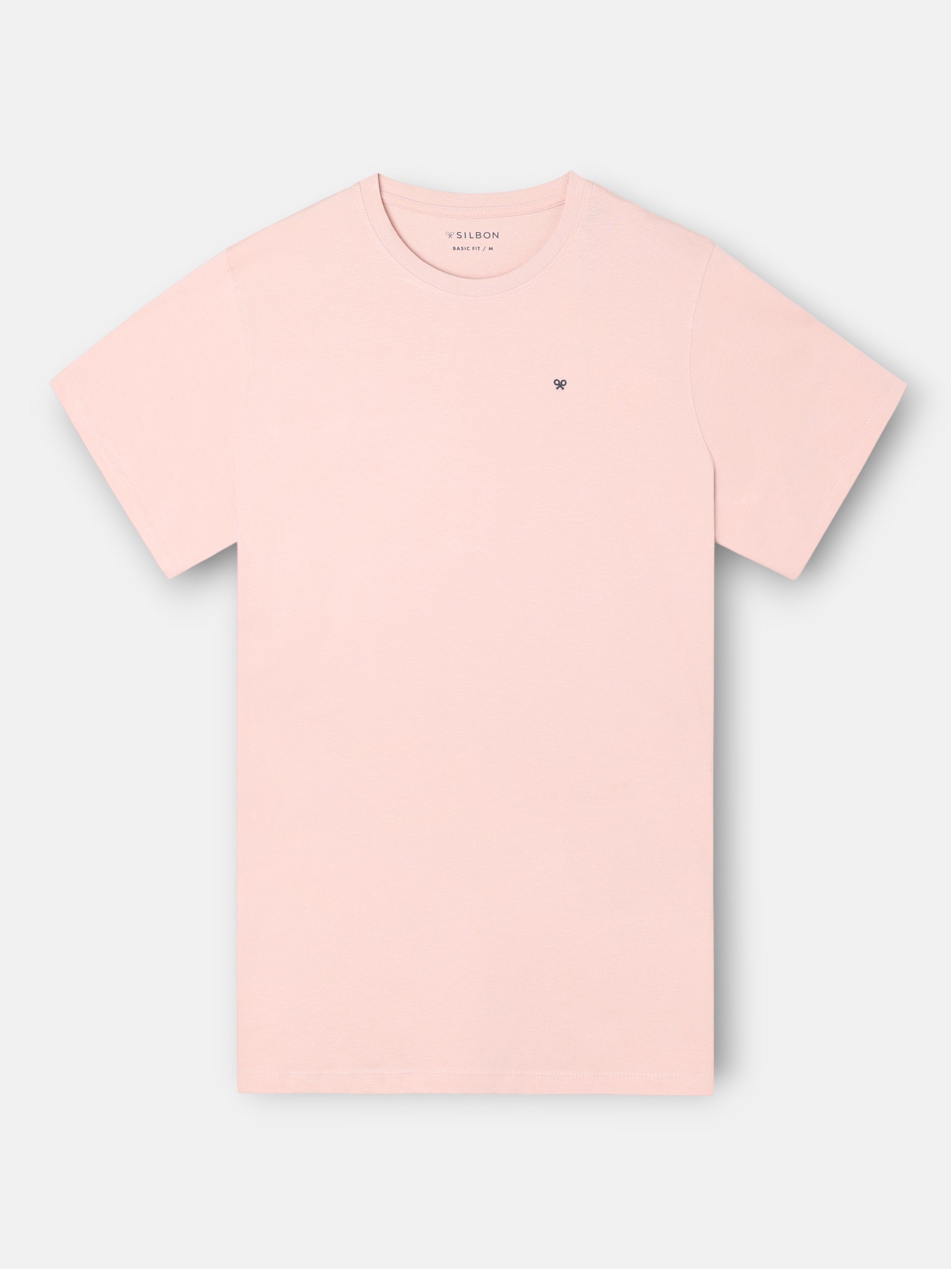 Camiseta minilogo rosa