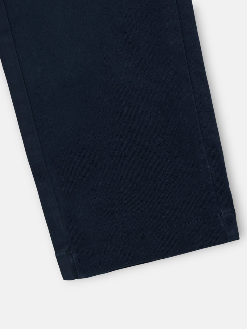 Navy blue sport chino trousers