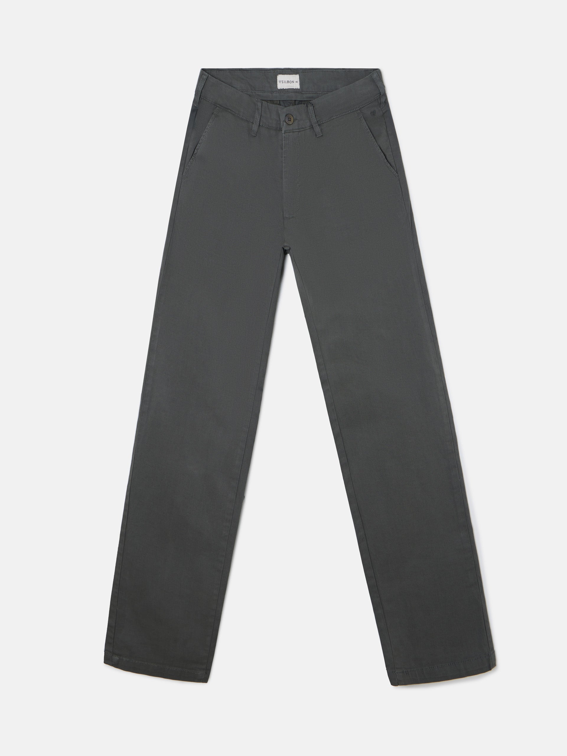 Pantalon sport chino verde oscuro