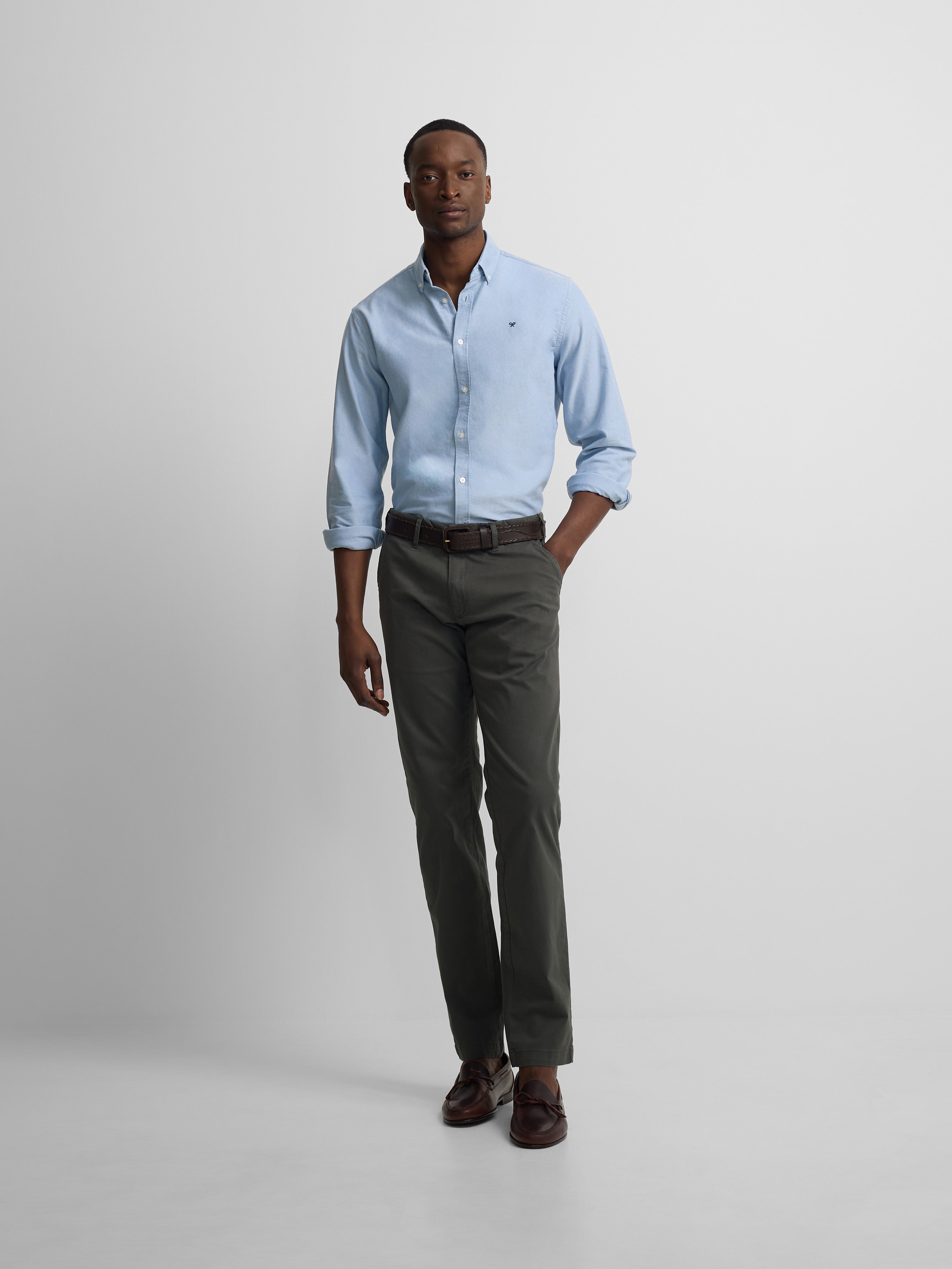 Pantalon de sport chino vert foncé