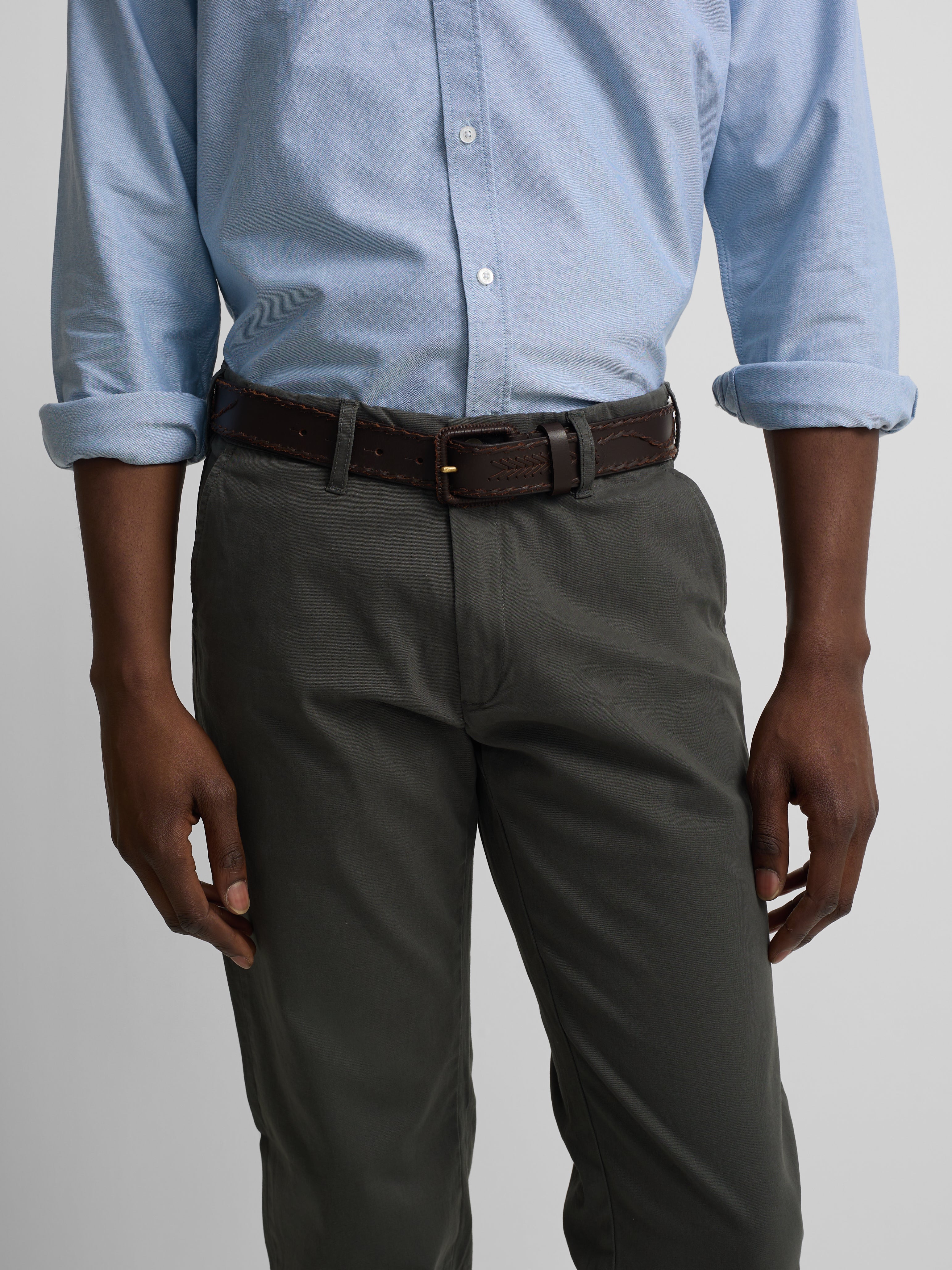 Pantalon de sport chino vert foncé