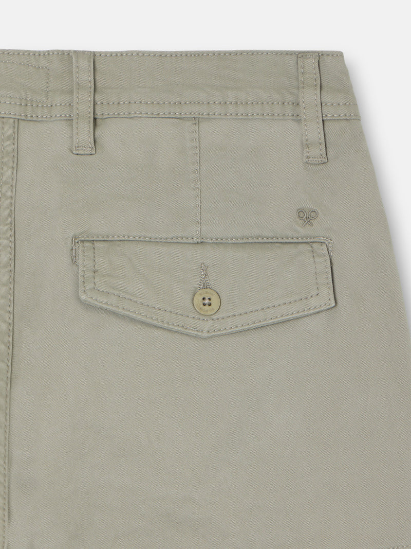 Pantalon cargo sport vert moyen
