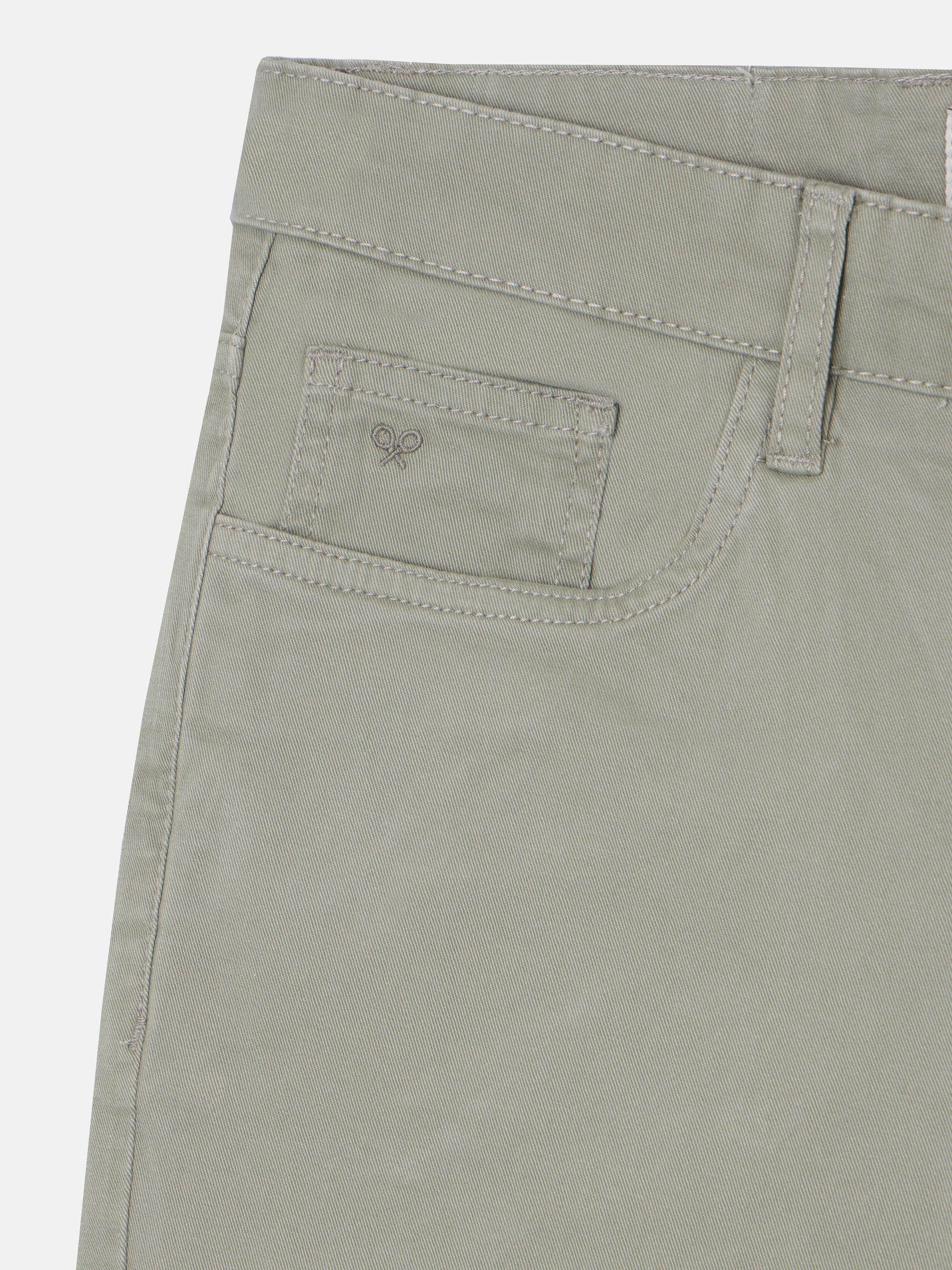 Pantalon sport cinq poches vert moyen