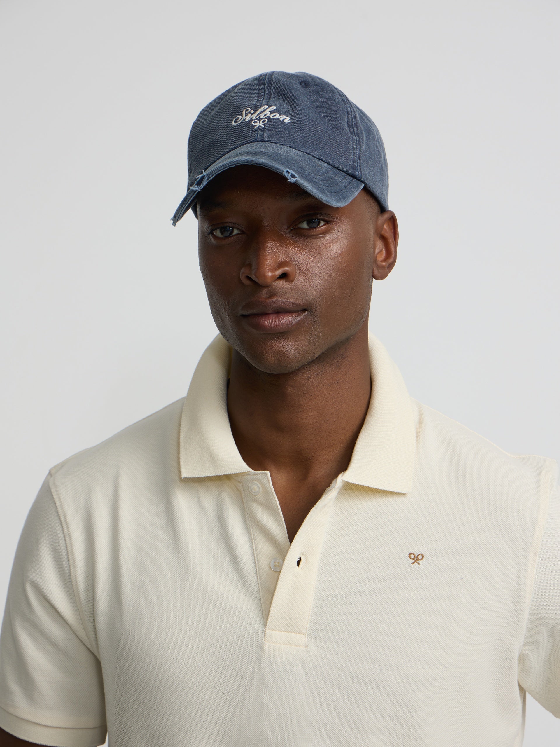 Classic plain cream polo