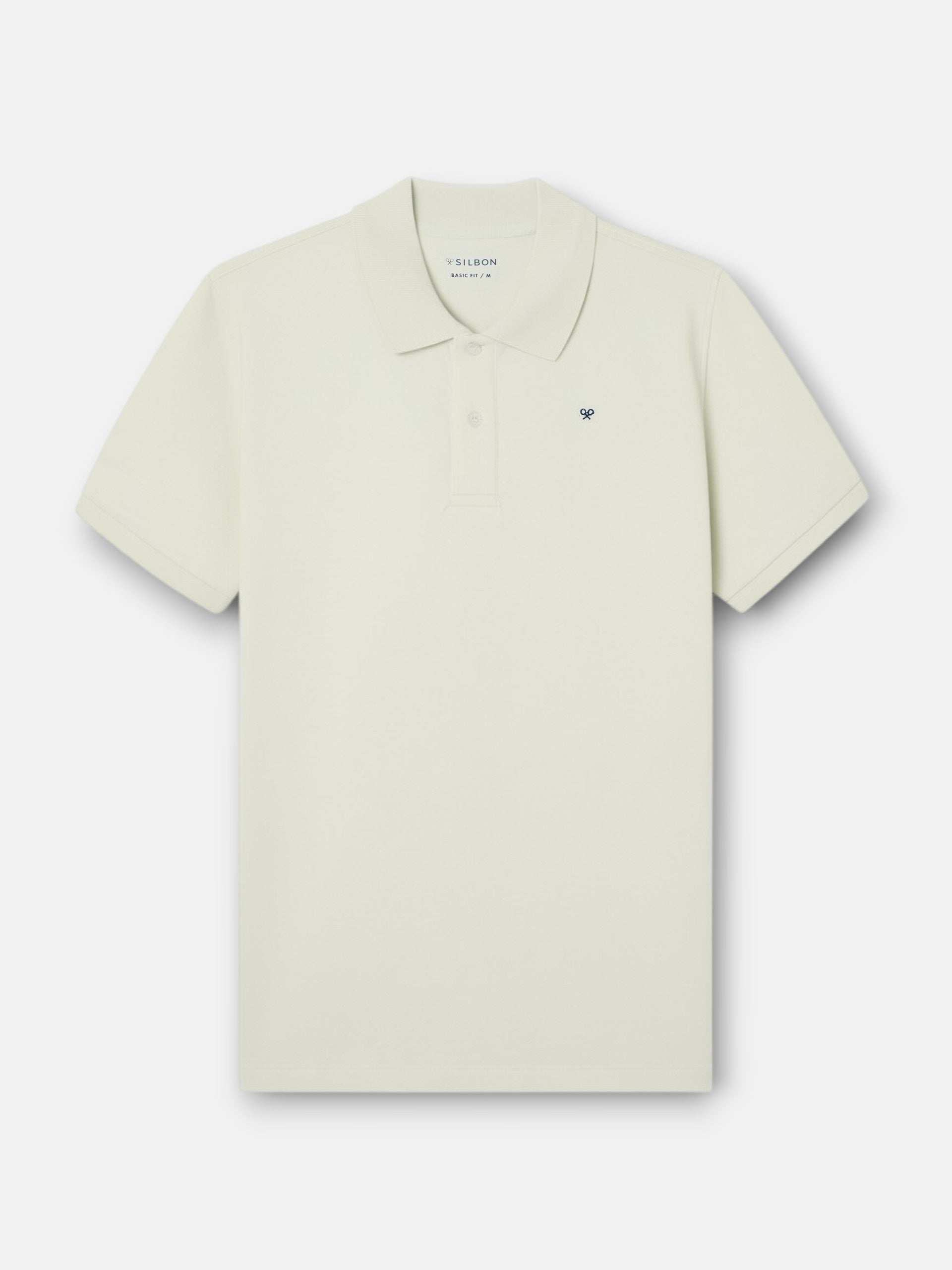 Polo classique uni vert clair