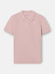 Polo classique uni rose