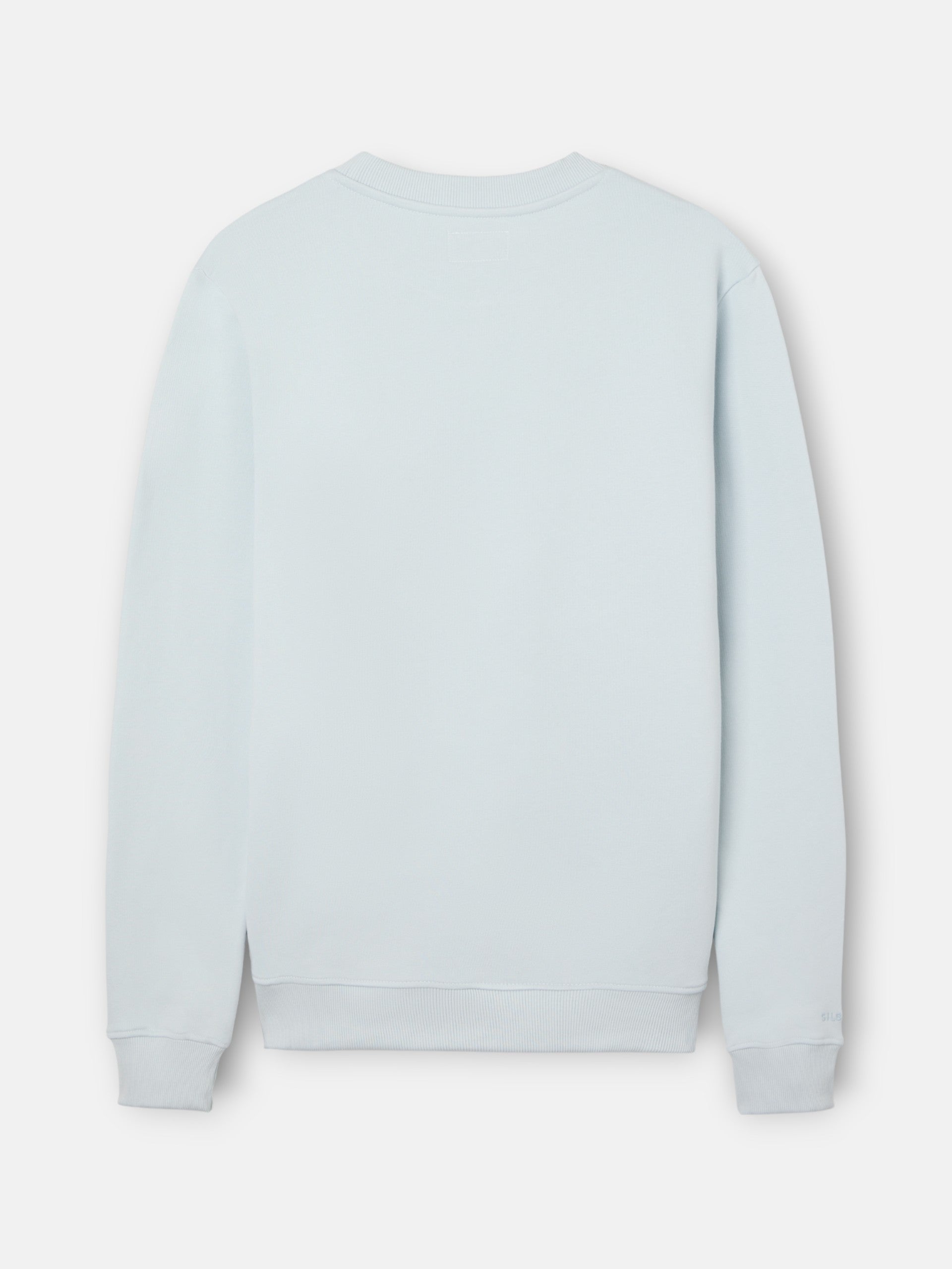 Sudadera Silbon minilogo rizo verde gris