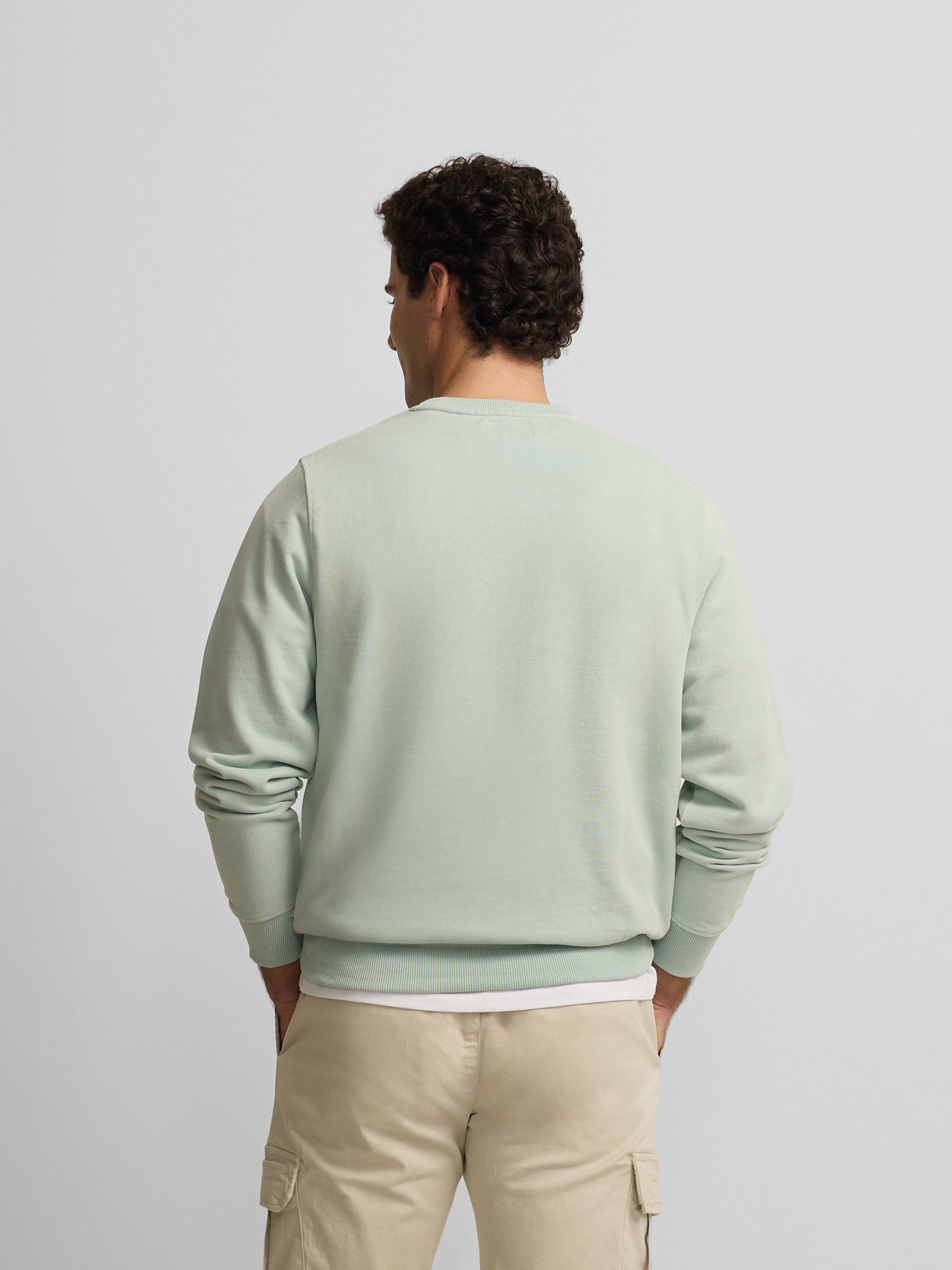 Sudadera Silbon raqueta media aguamarina