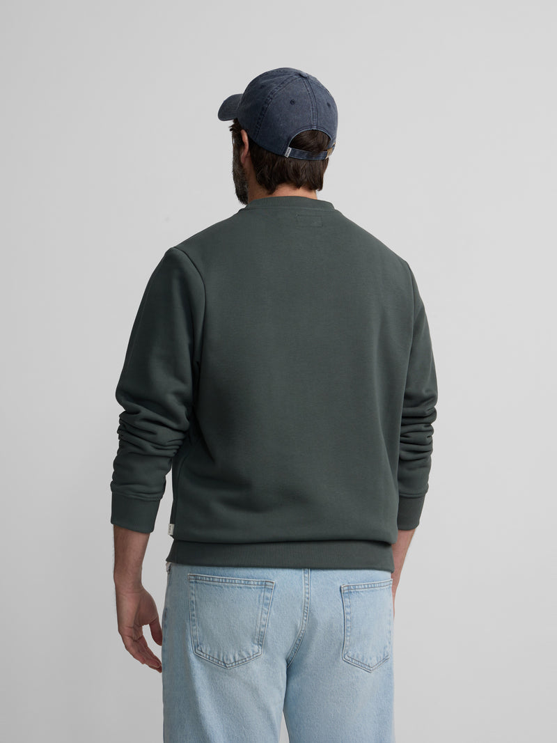 Sweatshirt Silbon minilogo felpa verde escuro