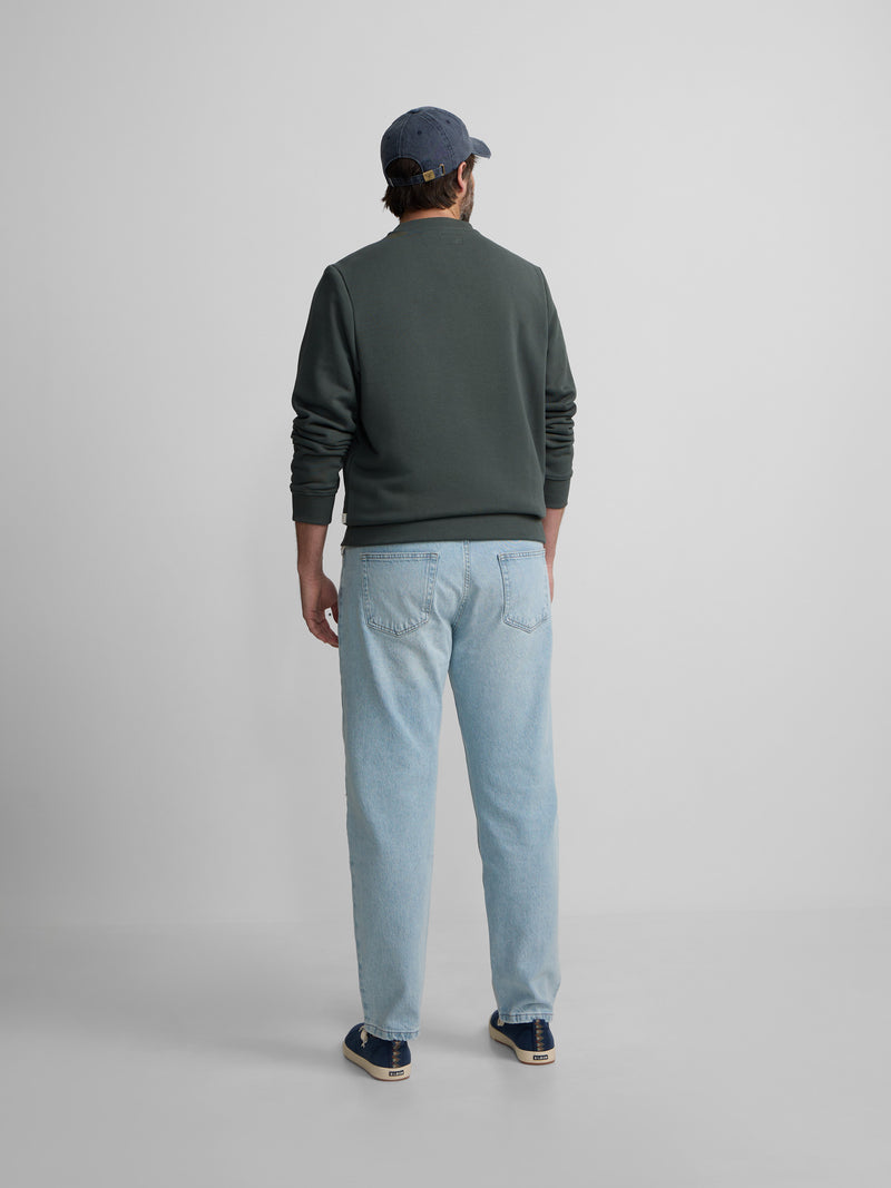 Sweatshirt Silbon minilogo felpa verde escuro
