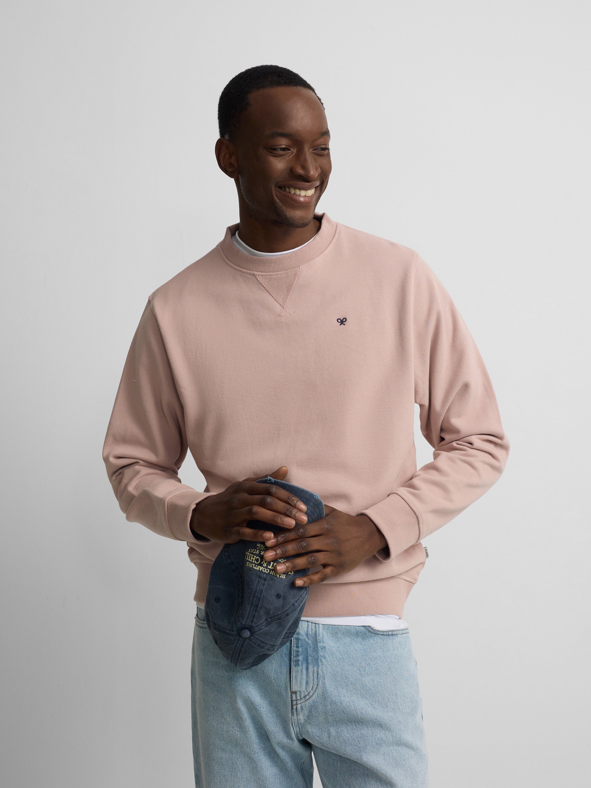 Silbon sweatshirt with coral mini logo