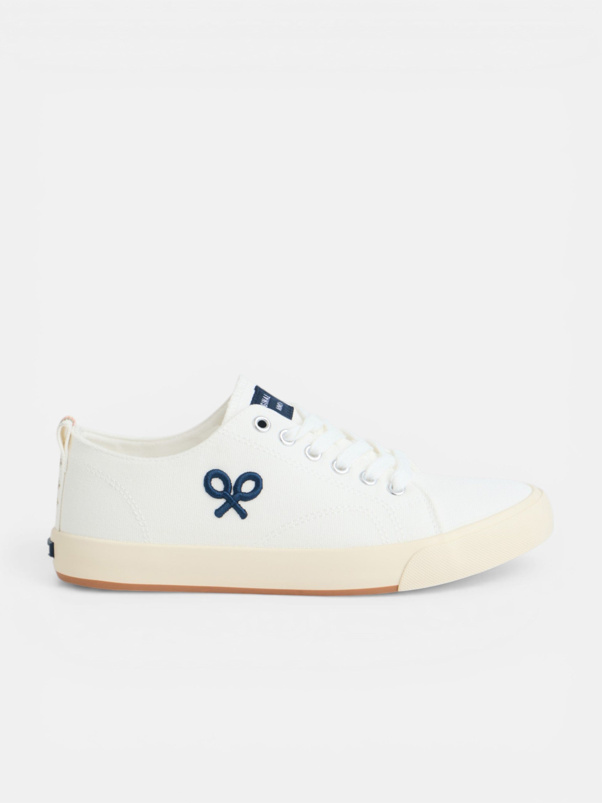 Zapatilla clasica lona blanco