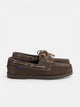Brown sport boat shoe