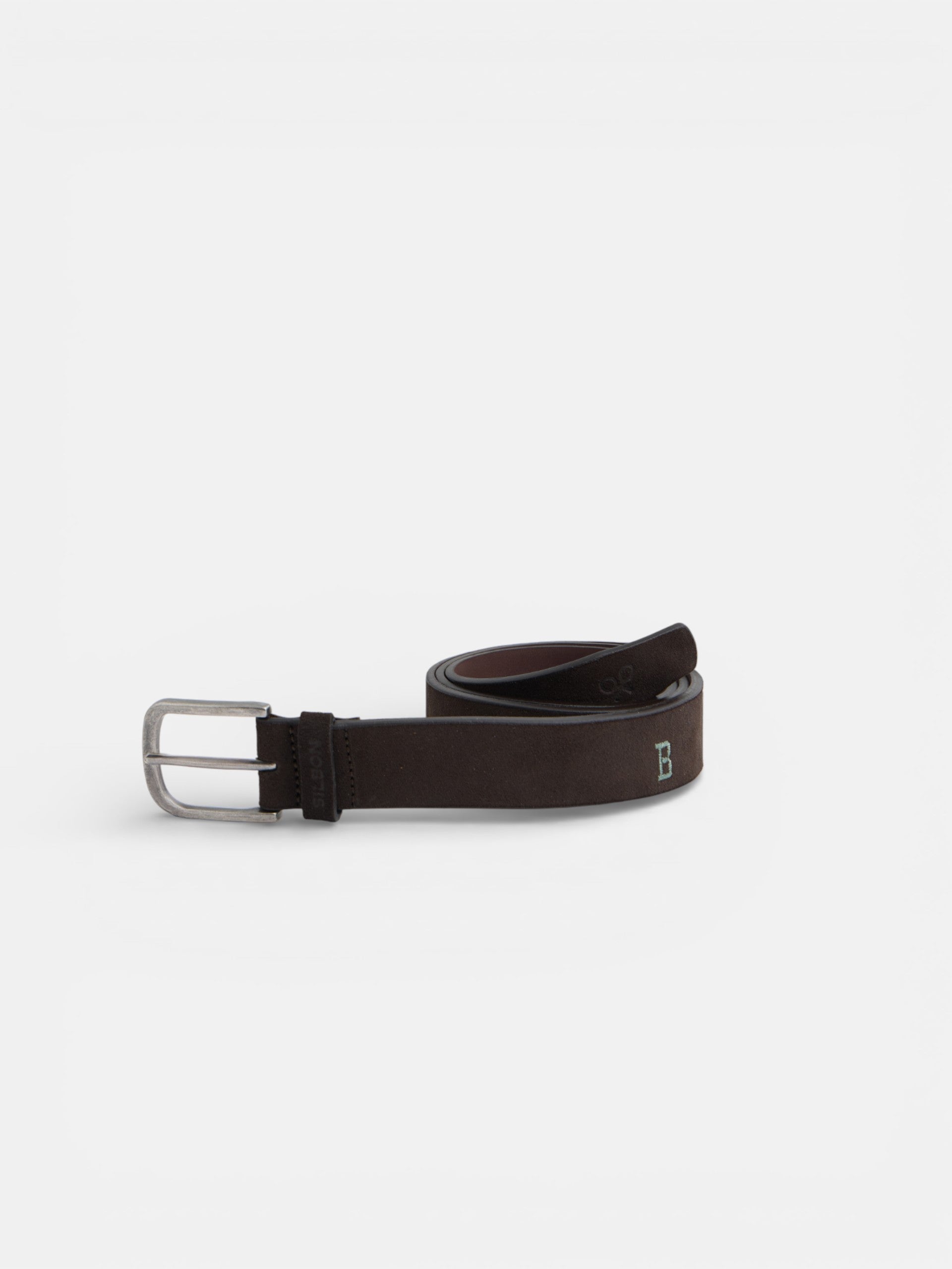 Cinturon piel serraje bordados colores