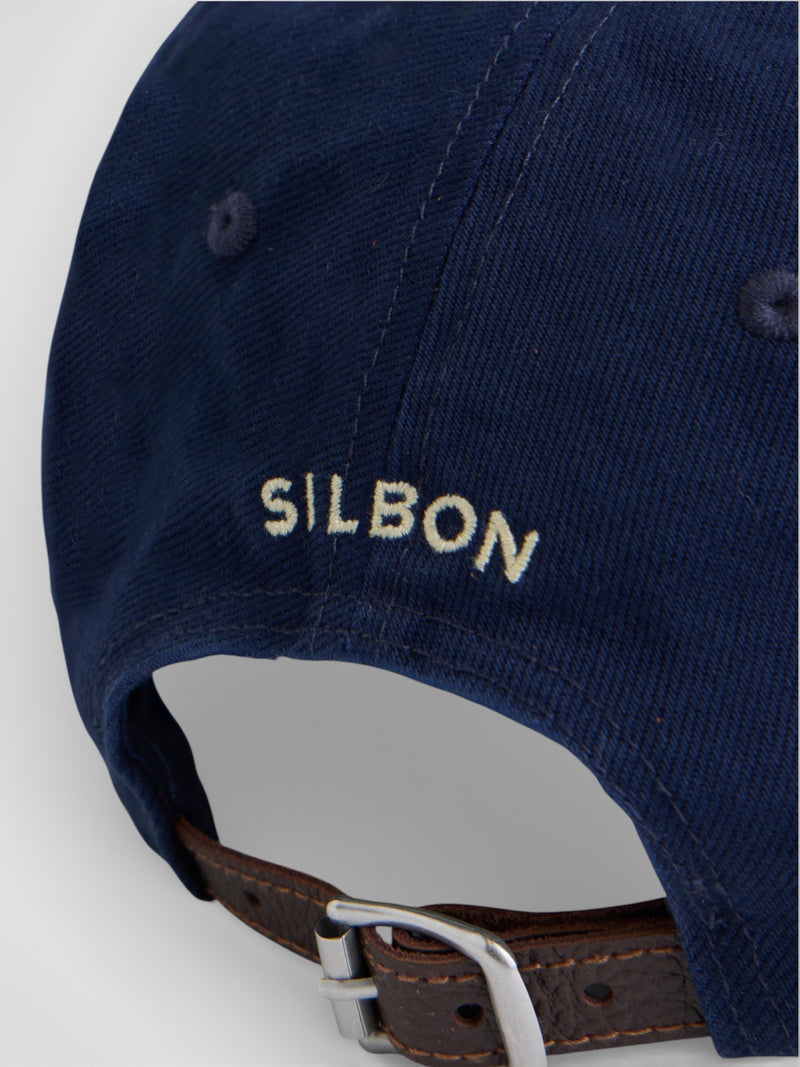Navy blue medium logo cap