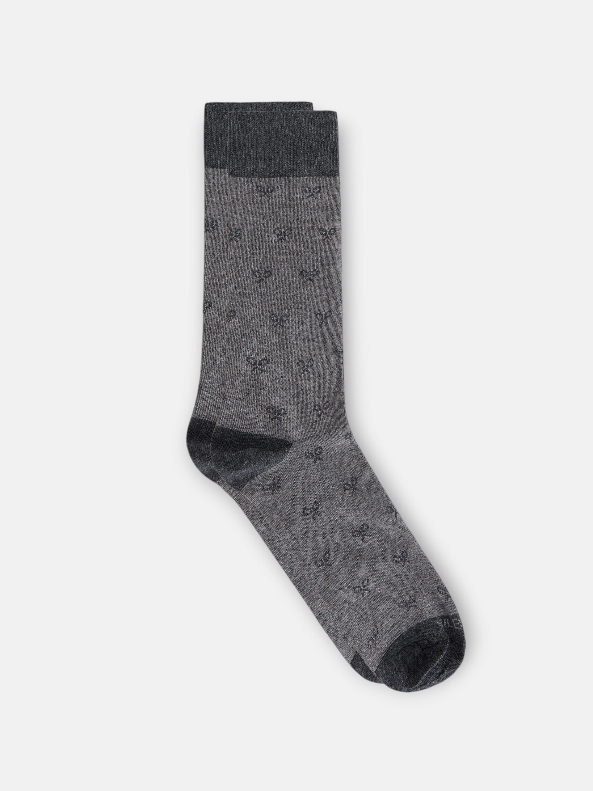 Grey multi-racket sock