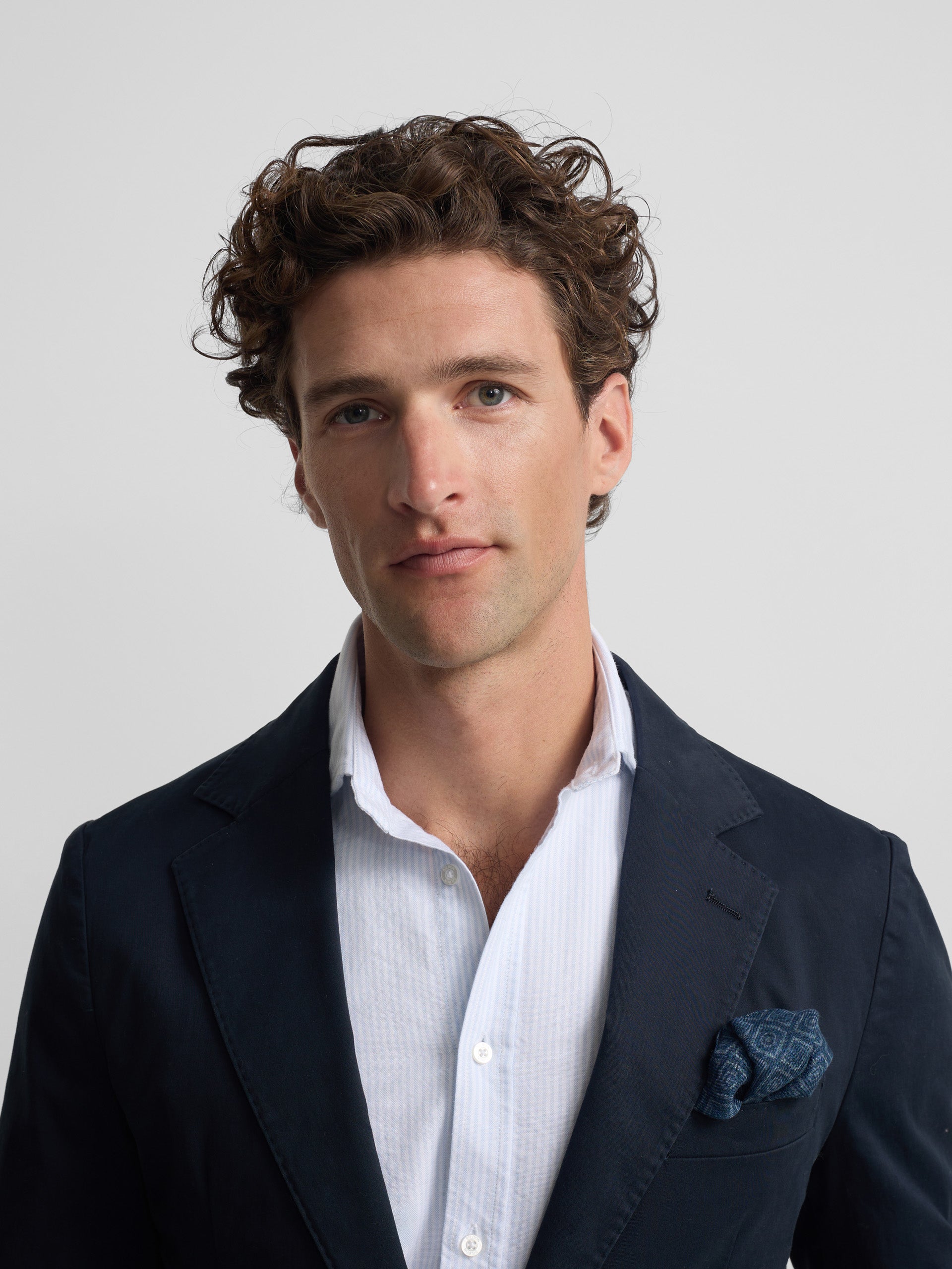 Blazer décontracté bleu marine