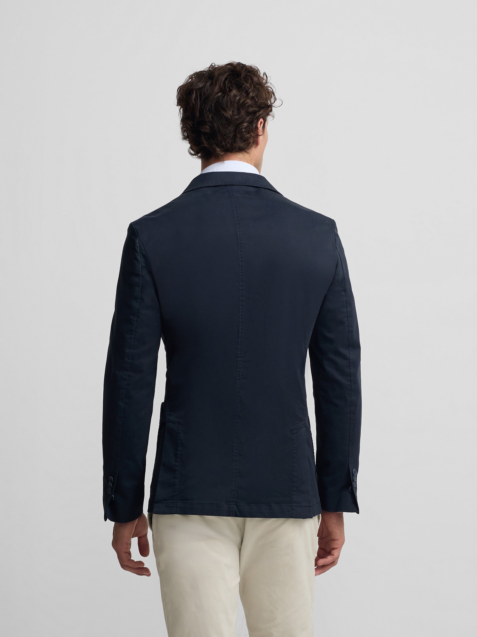Blazer décontracté bleu marine