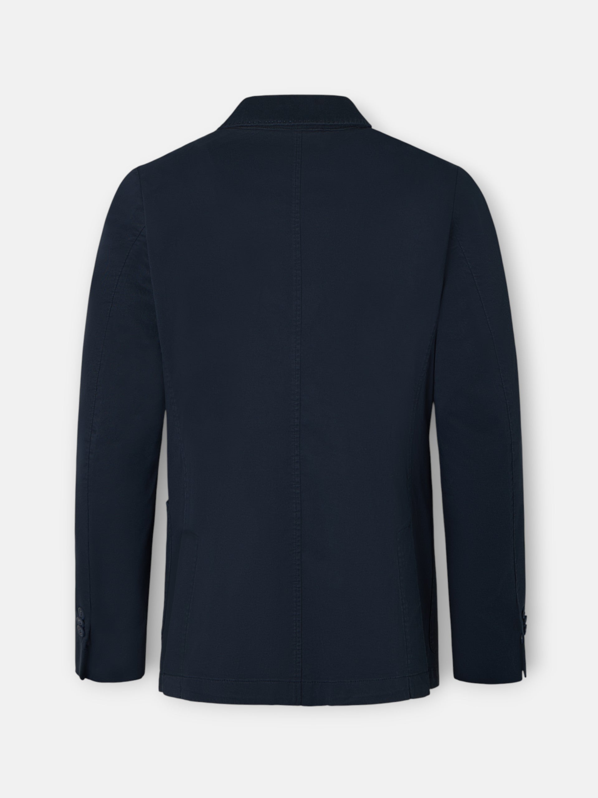 Americana cruzada casual azul marino